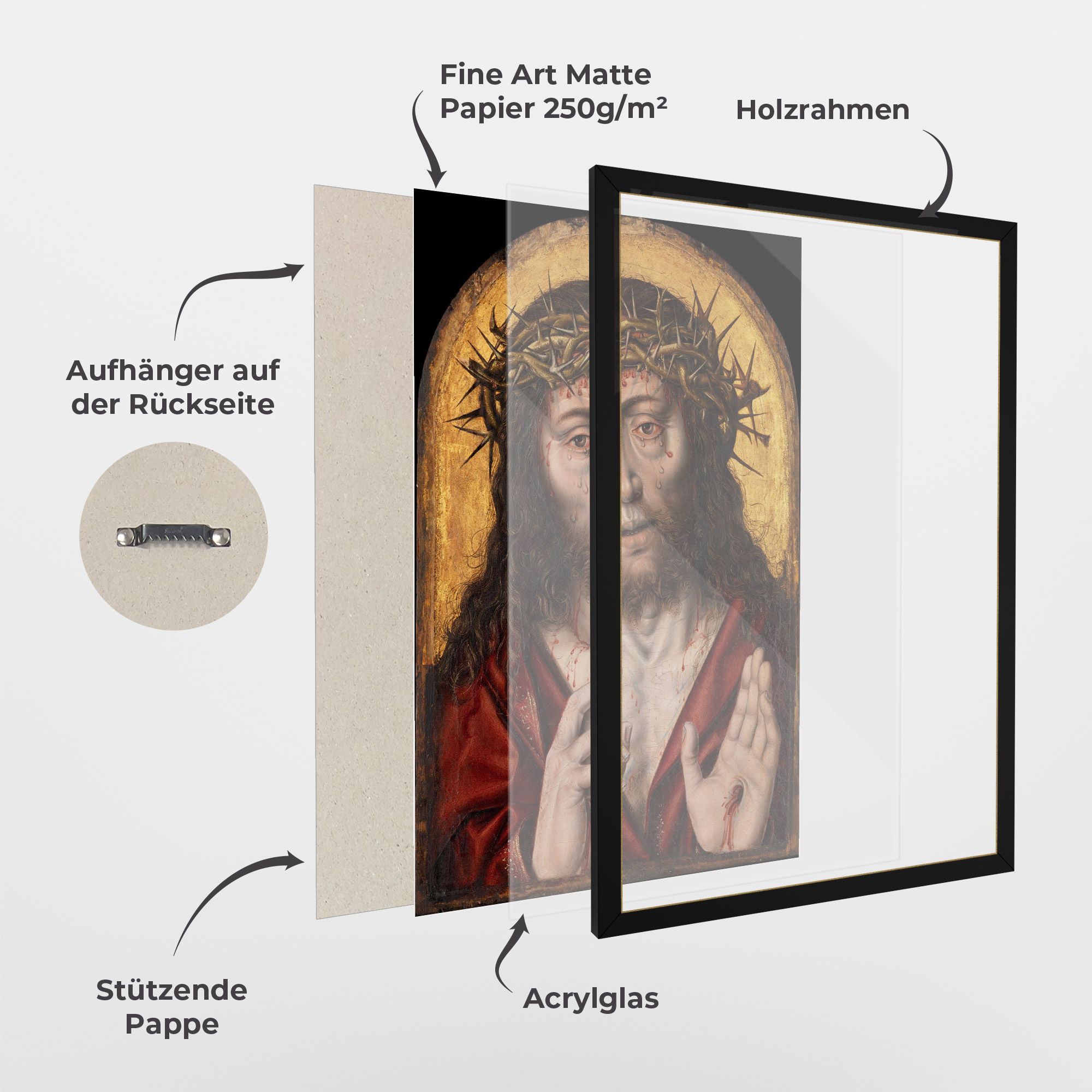 Blood Hand Jesus mockup 1