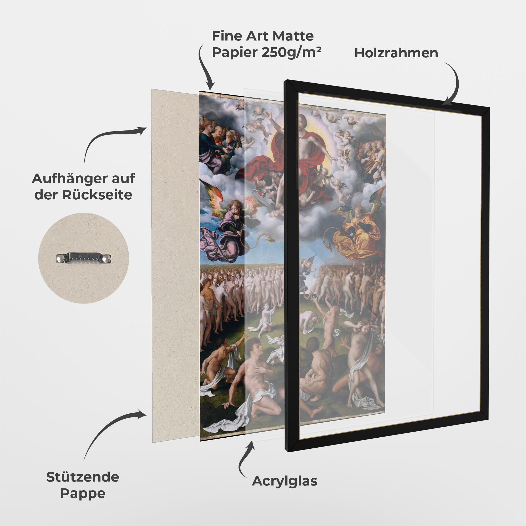 Gerahmte Poster Powerful God mockup 1