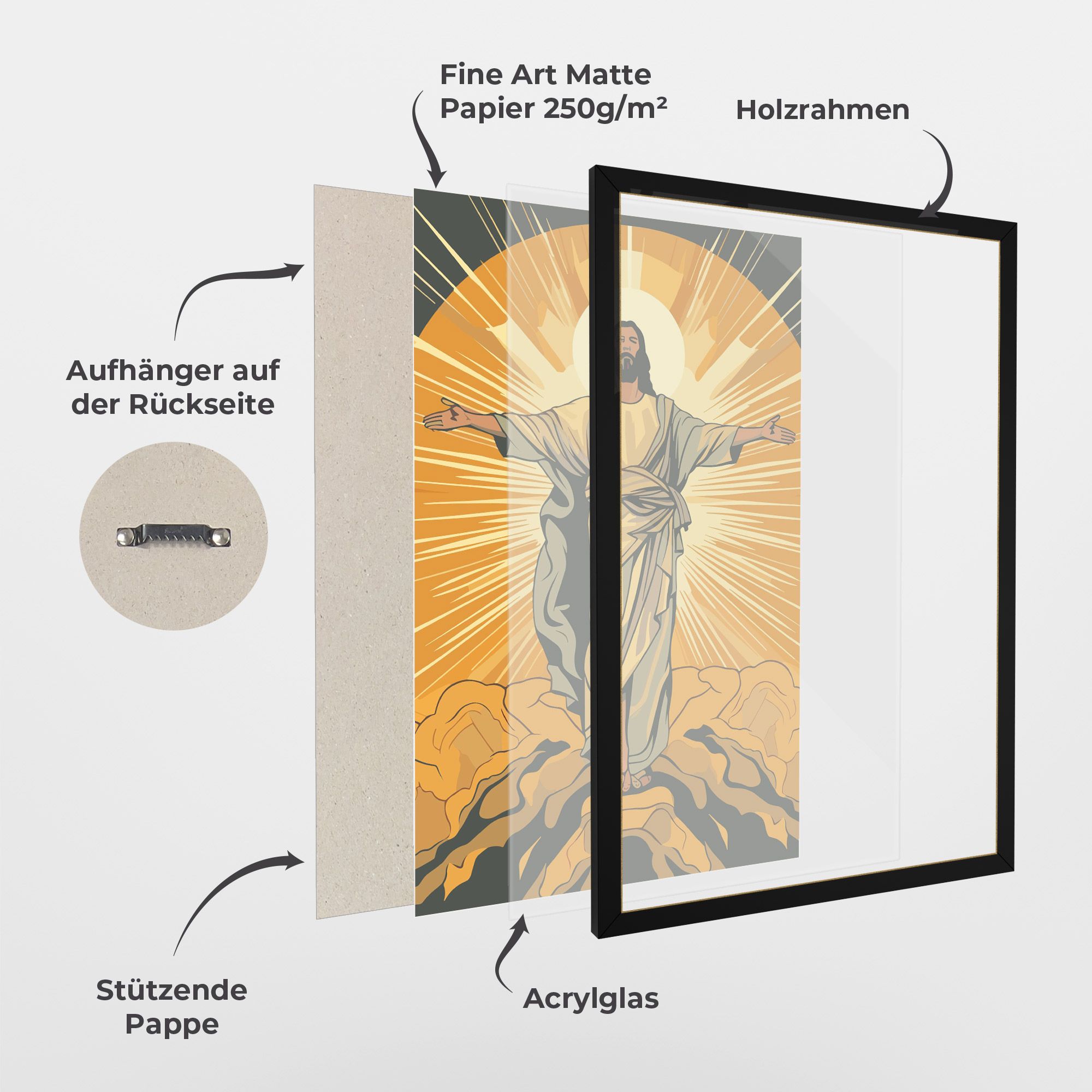 Sunset Jesus mockup 1