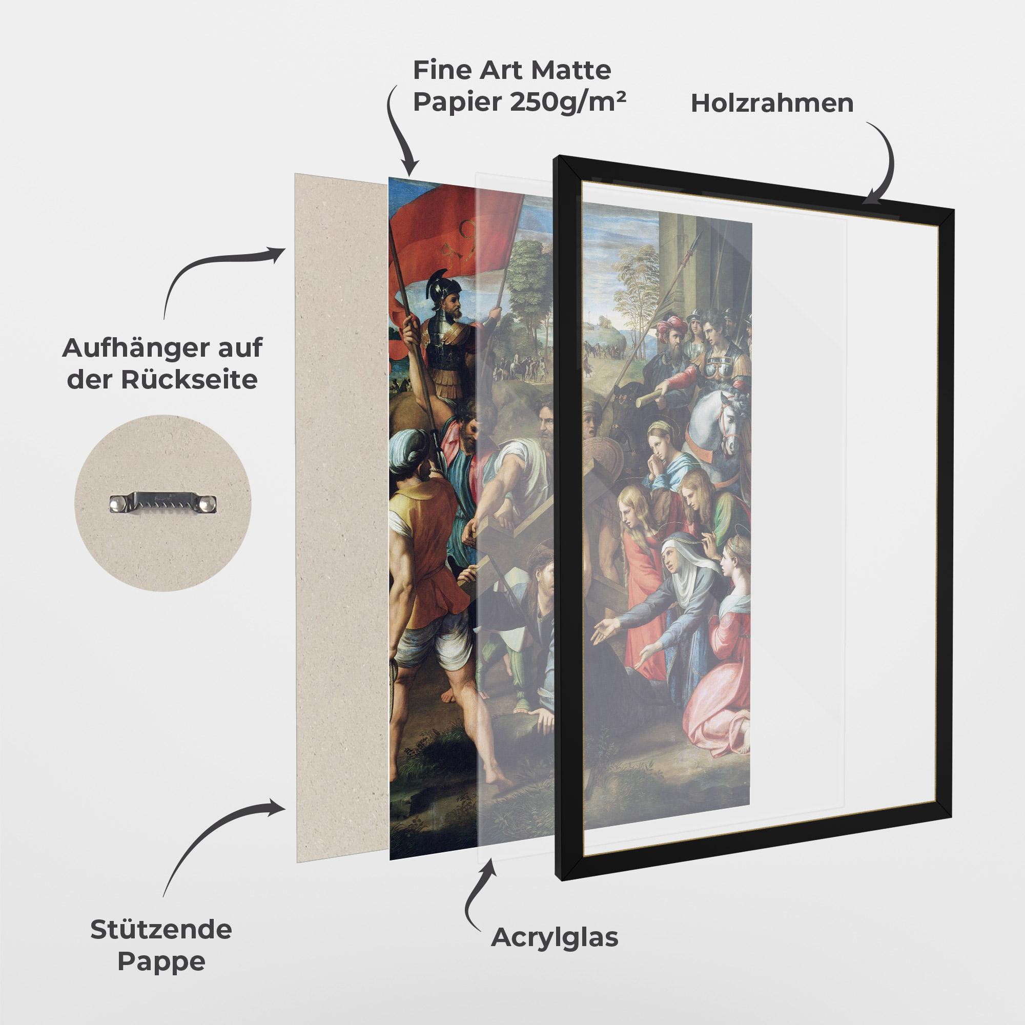 Gerahmte Poster Taking The Cross mockup 1