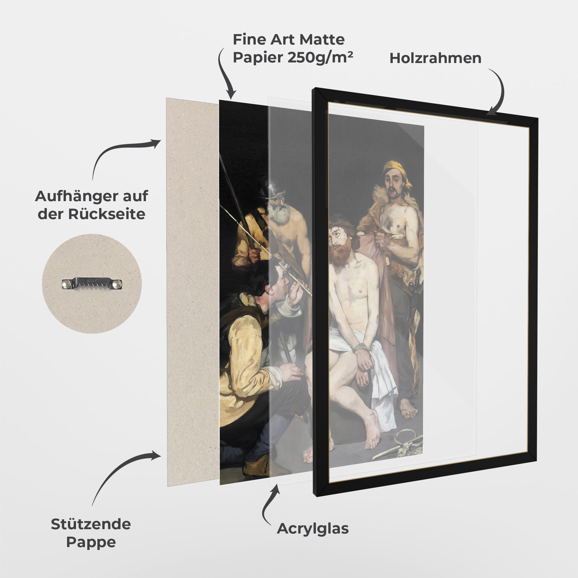 Gerahmte Poster Tied Hands mockup 1