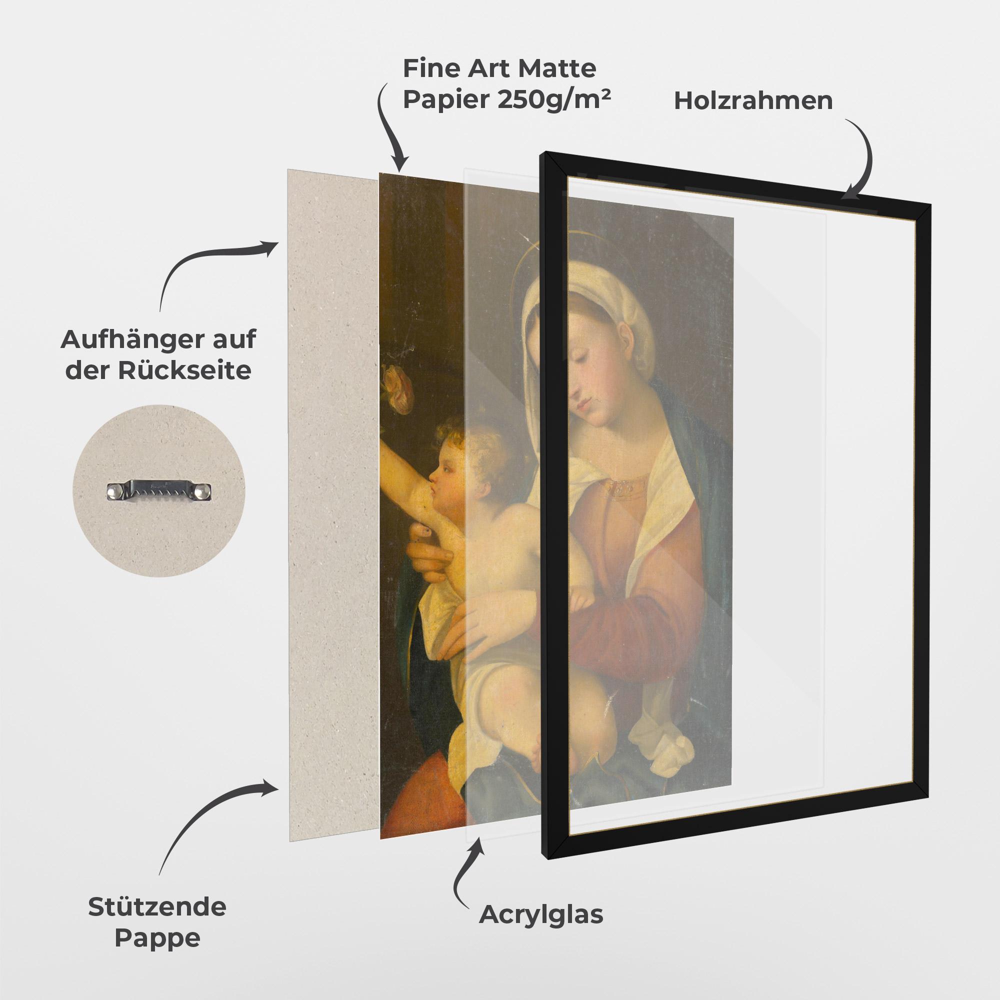 Gerahmte Poster Yellow Light Baby mockup 1