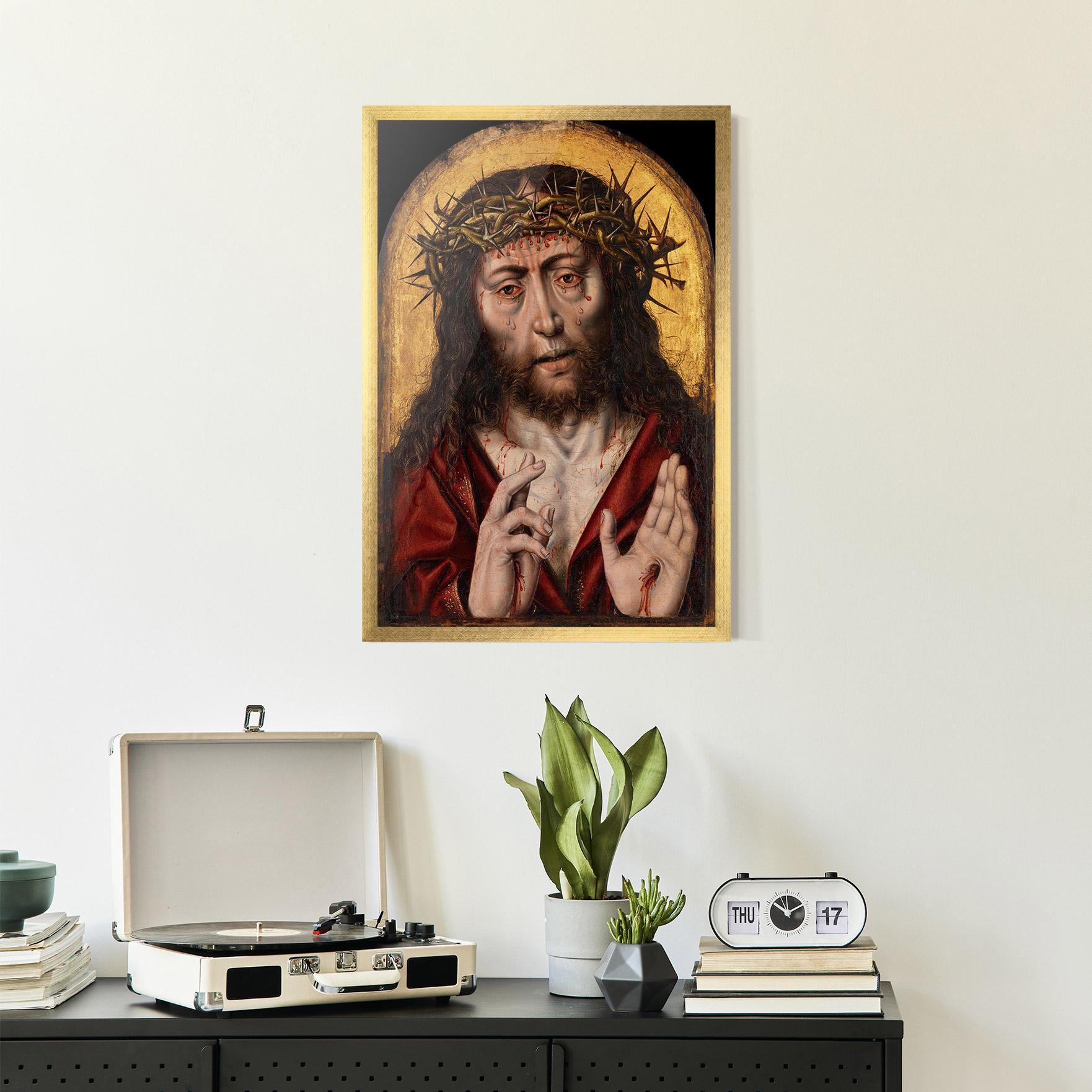 Gerahmte Poster Blood Hand Jesus mockup 2