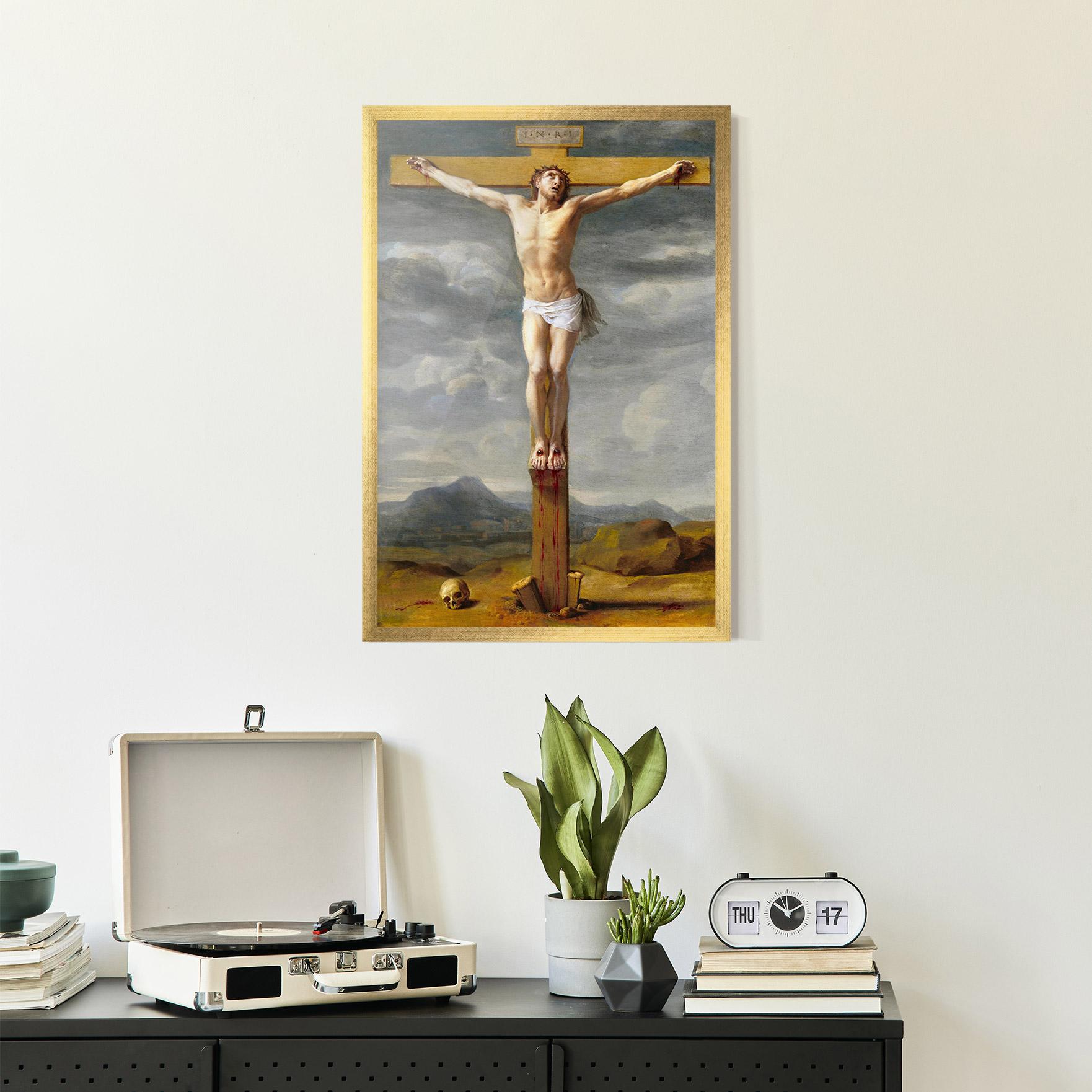 Gerahmte Poster Yellow Cross mockup 2