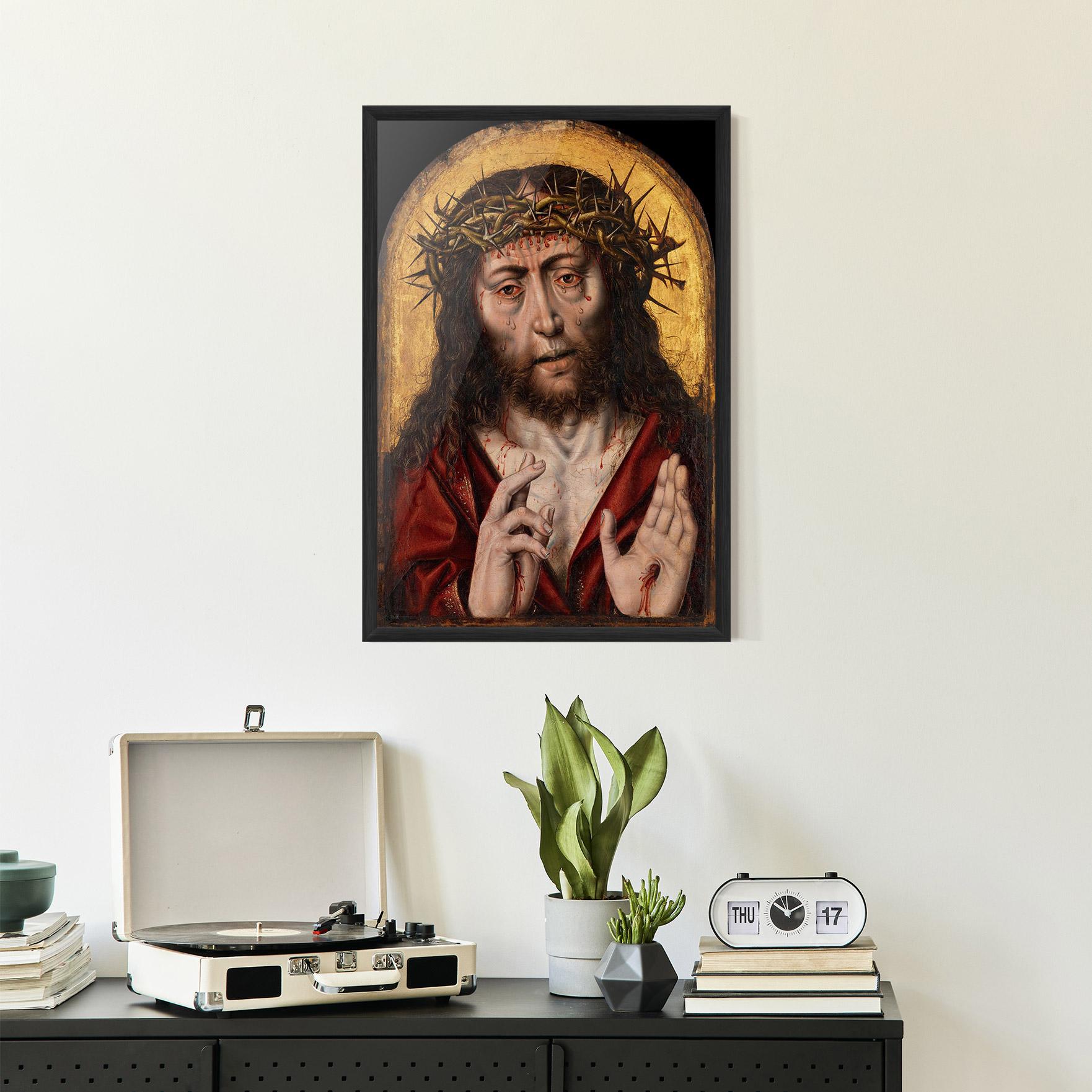 Gerahmte Poster Blood Hand Jesus mockup 2