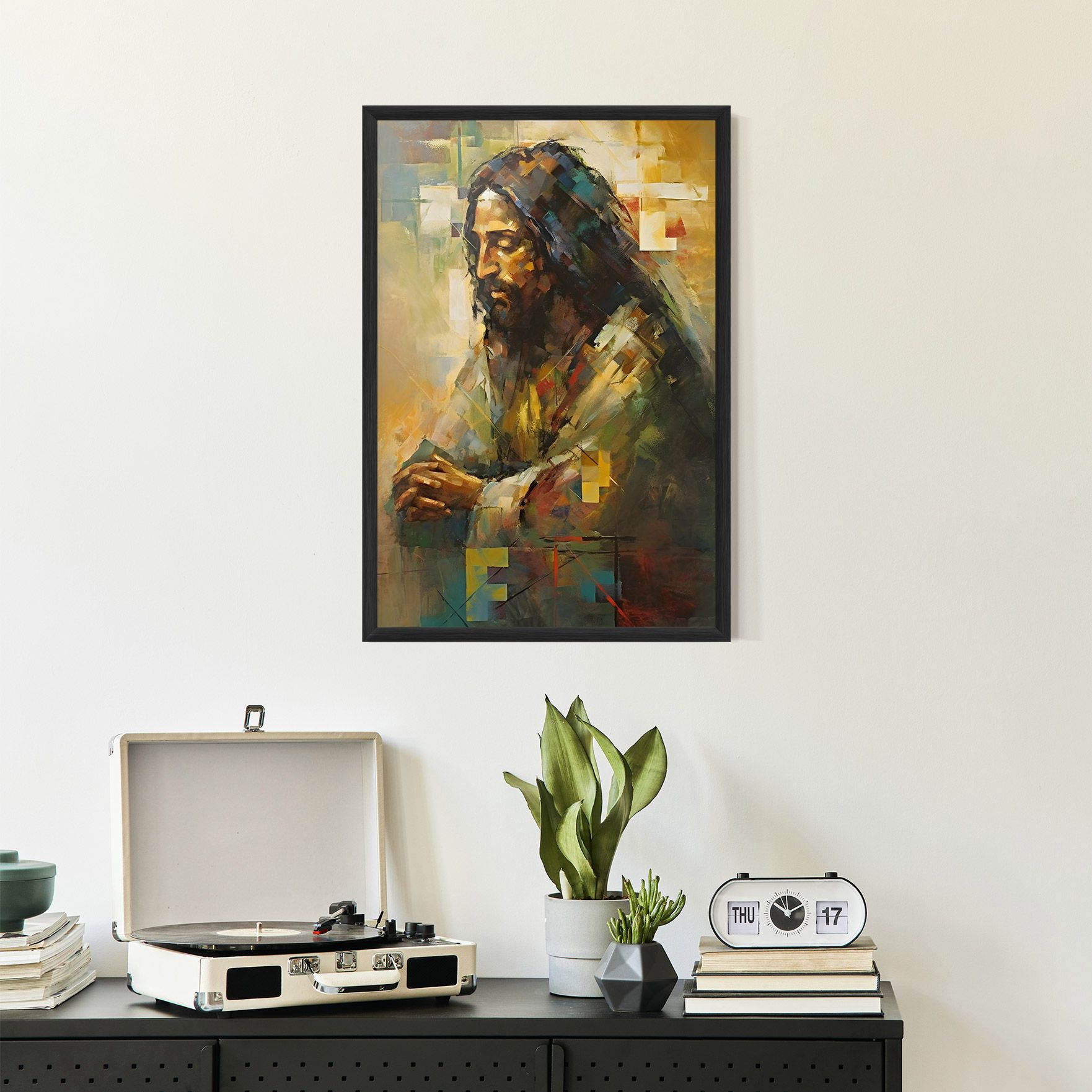 Christ Painting Art mockup 2