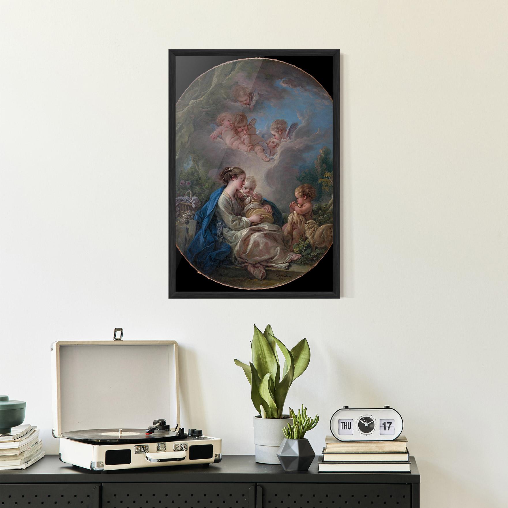 Gerahmte Poster Religious Circle mockup 2