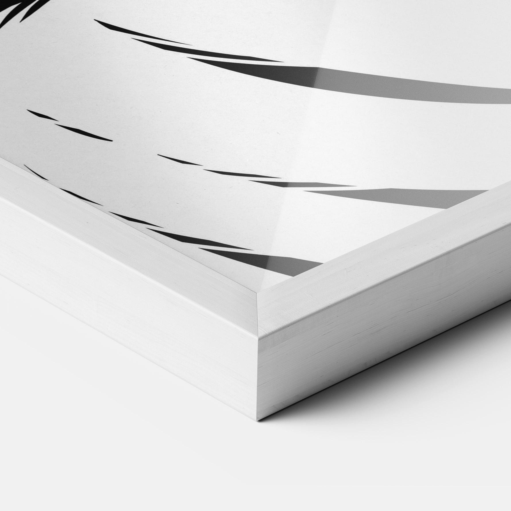 Gerahmte Poster Black White Jesus mockup 3