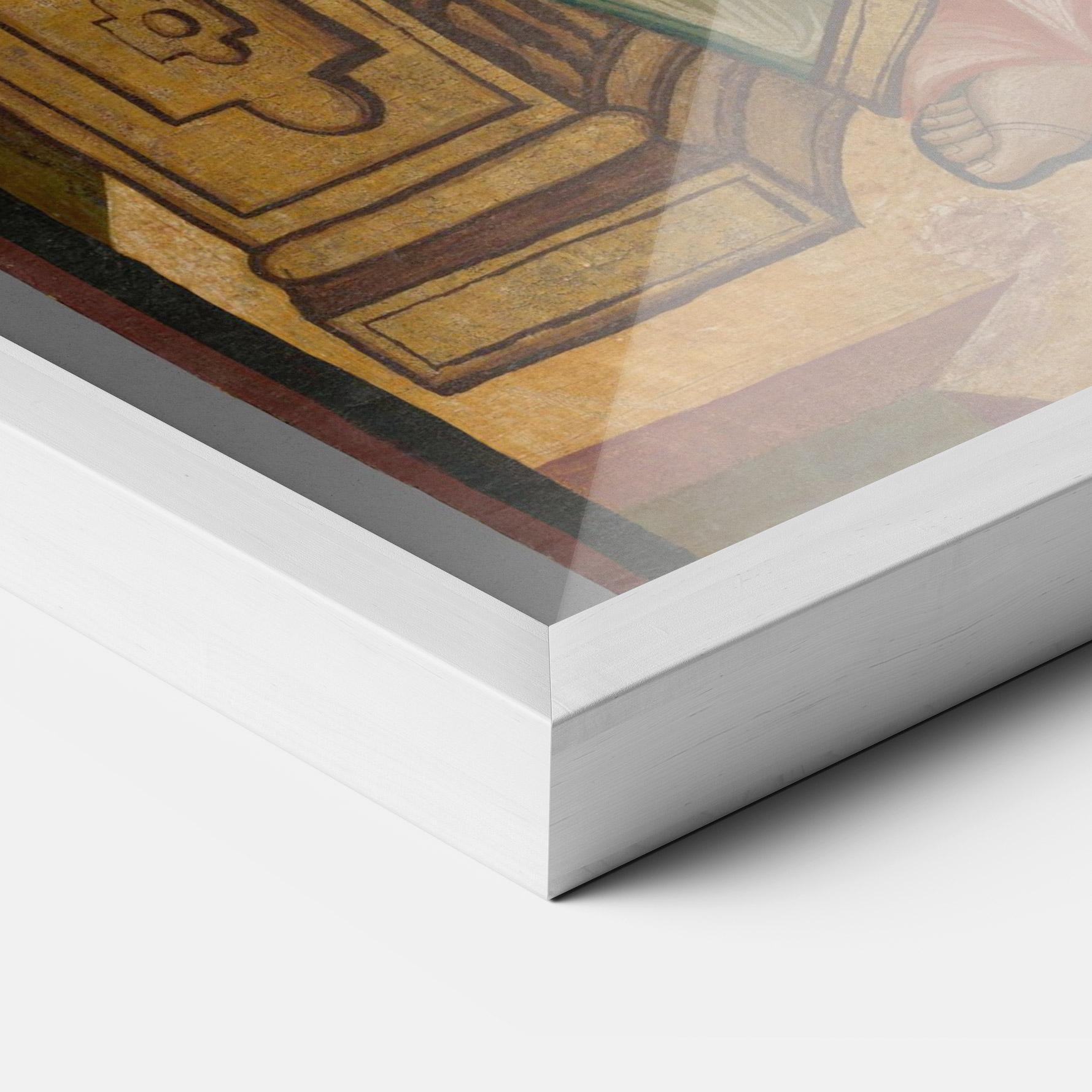 Gerahmte Poster Religious Reading mockup 3