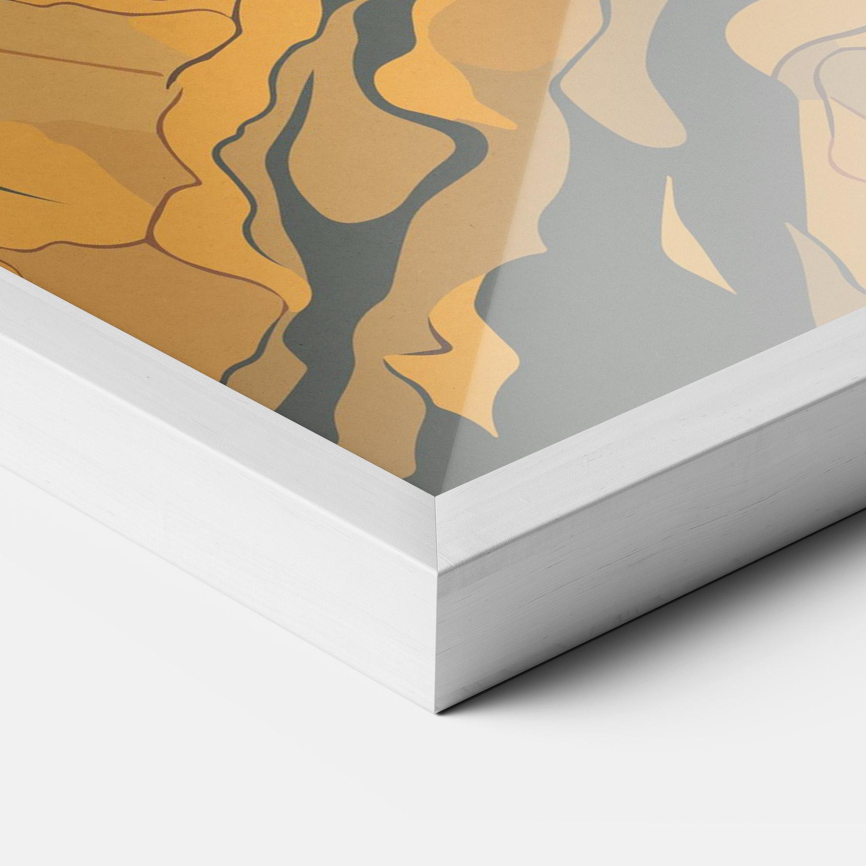 Gerahmte Poster Sunset Jesus mockup 3