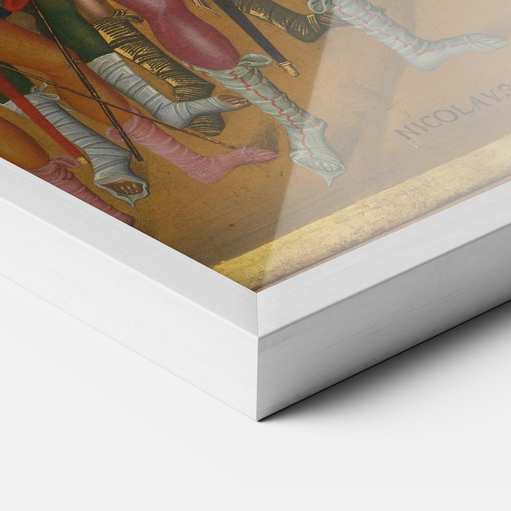 Gerahmte Poster Walking With Cross mockup 3