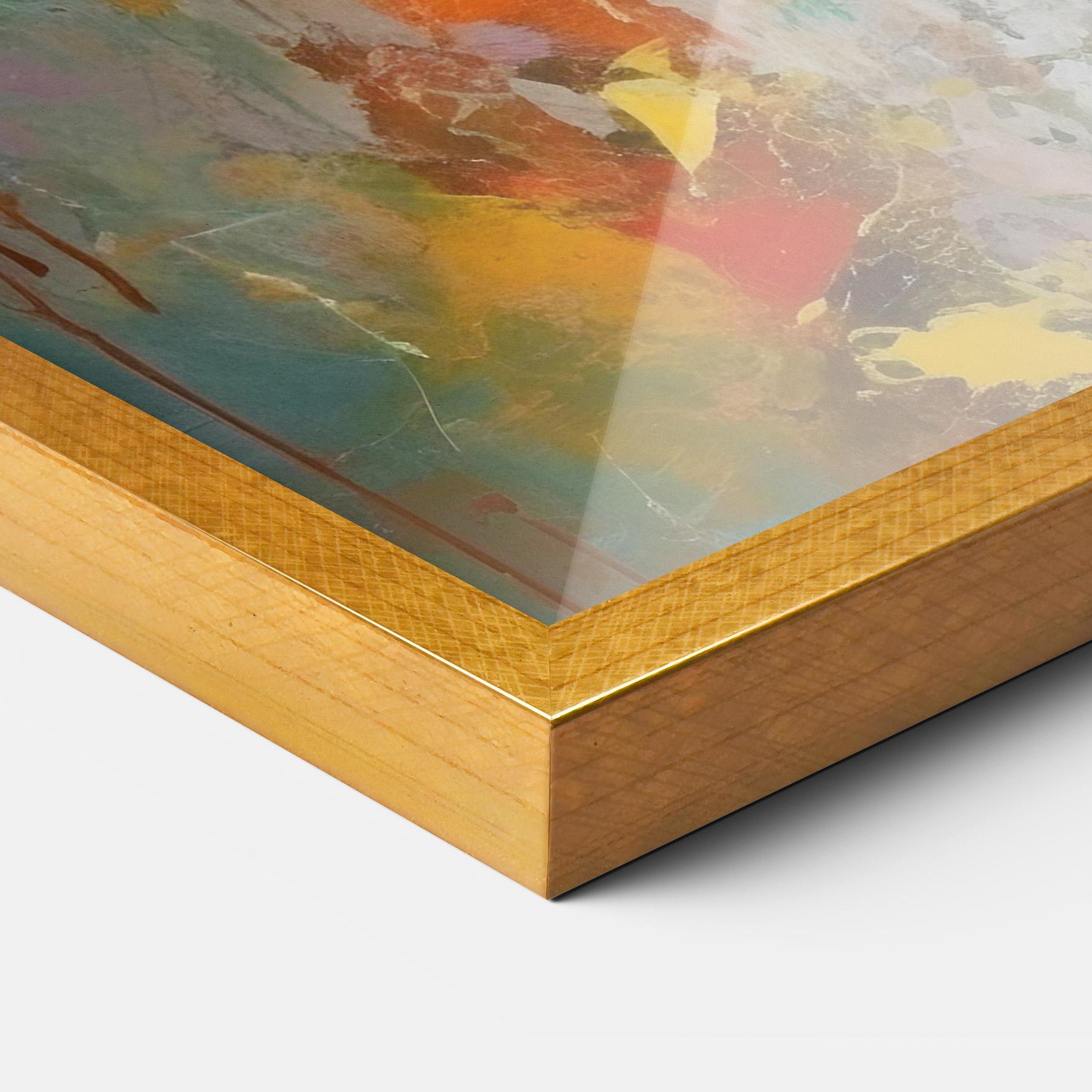 Gerahmte Poster Christ Art Painting mockup 3