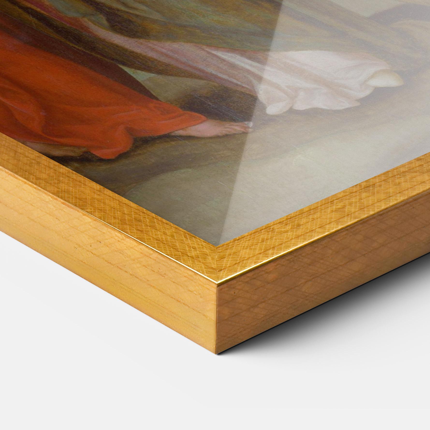 Gerahmte Poster Old Cross Jesus mockup 3