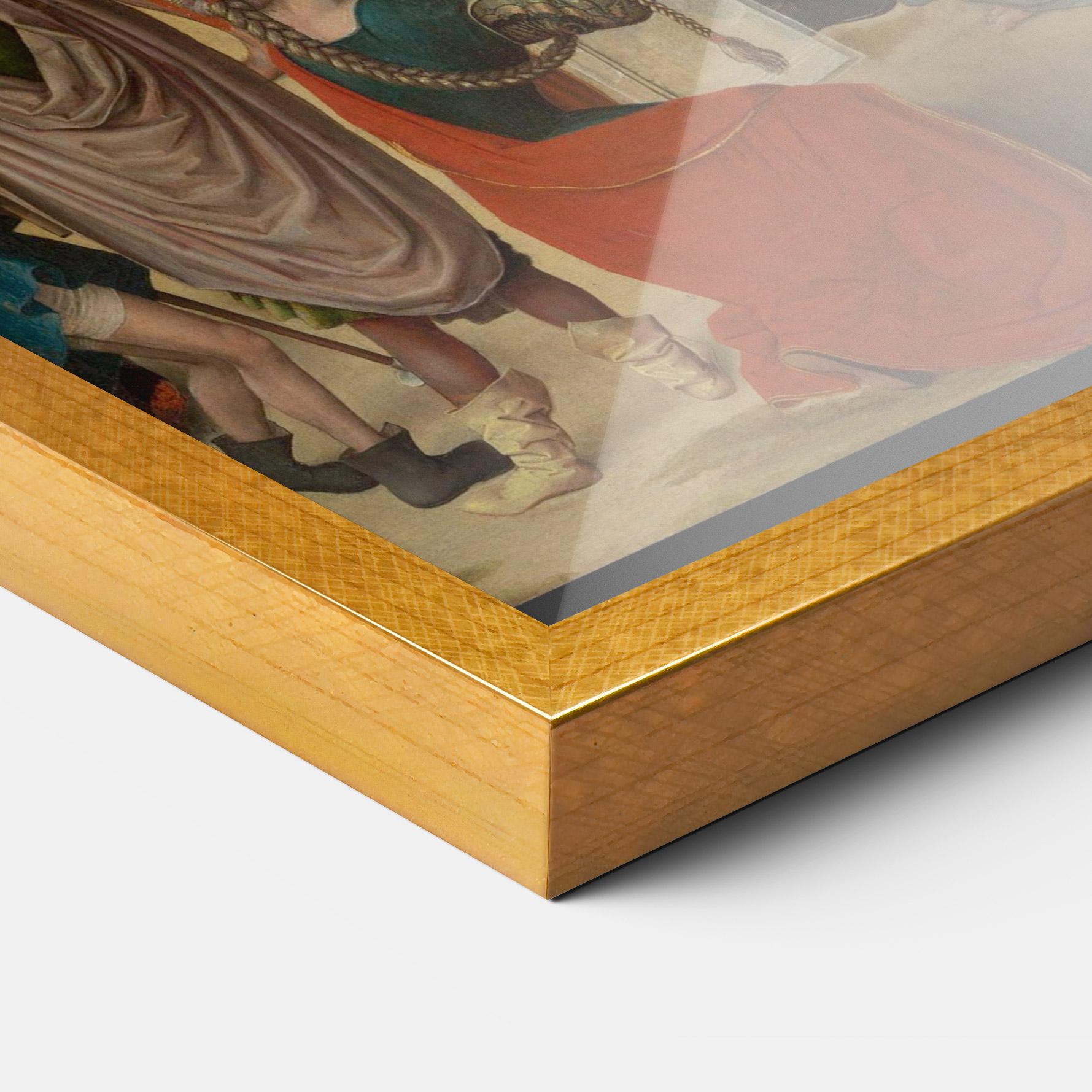 Gerahmte Poster People Holding Cross mockup 3