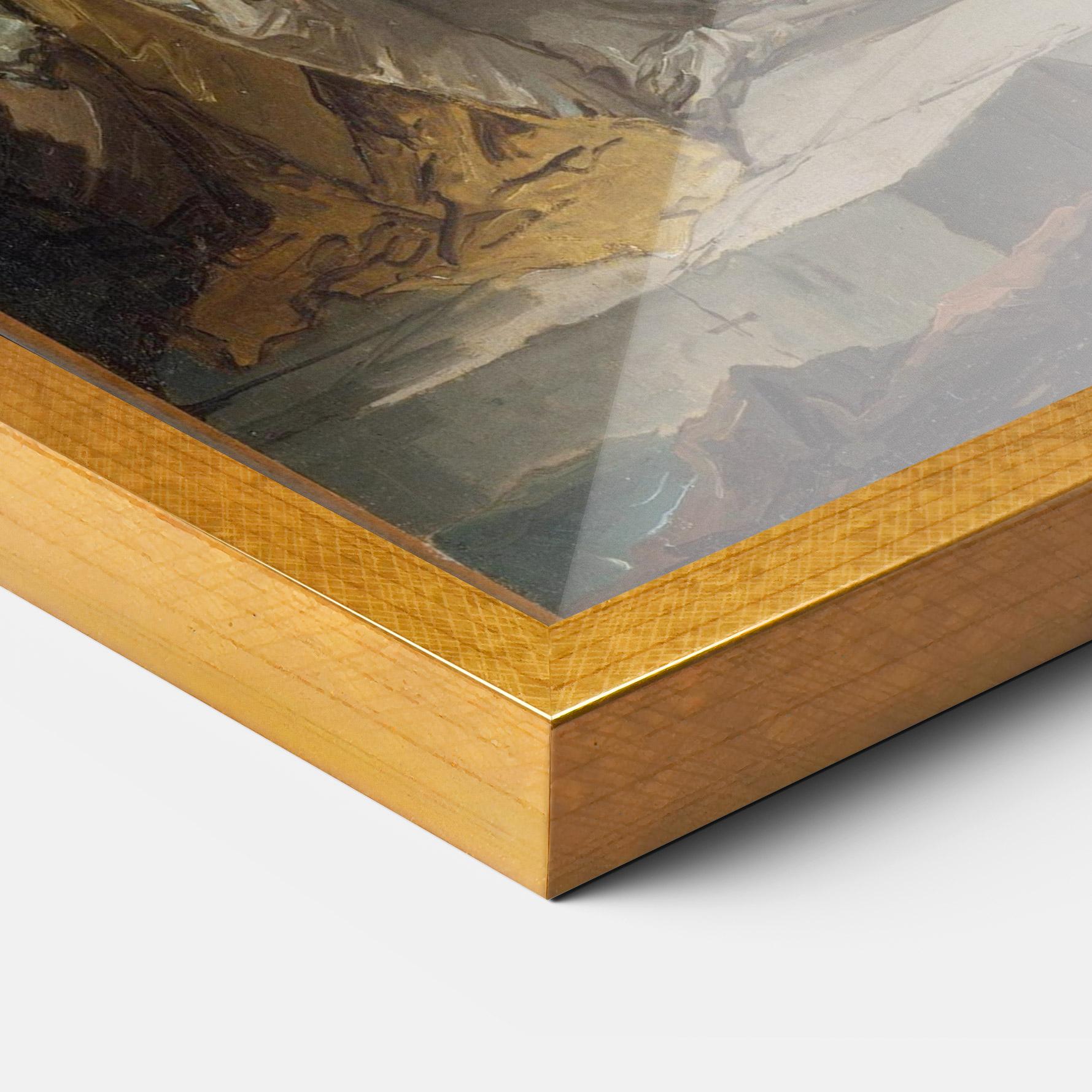 Gerahmte Poster Sky Angel Art mockup 3