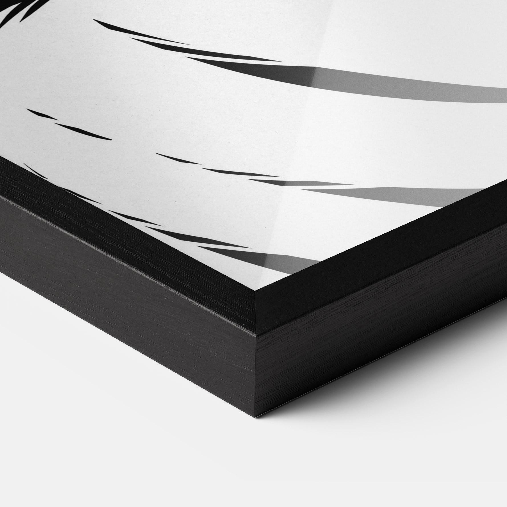 Gerahmte Poster Black White Jesus mockup 3