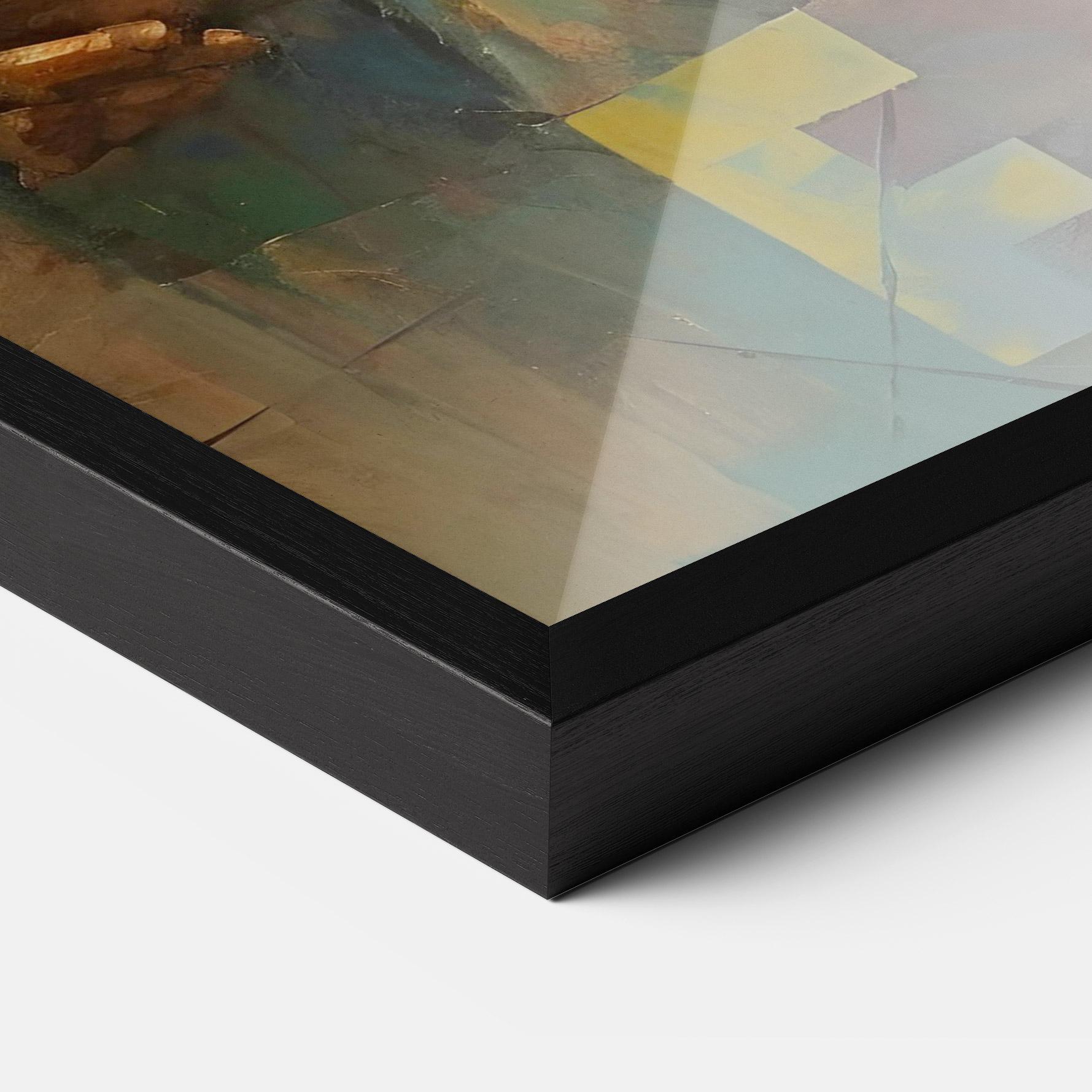 Gerahmte Poster Christ Painting Art mockup 3