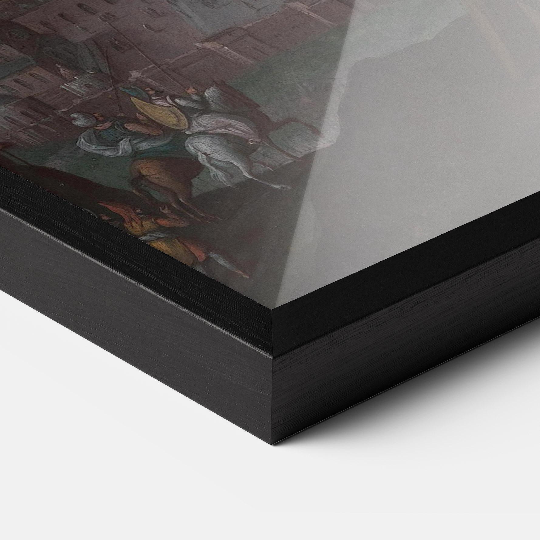 Gerahmte Poster Dark Cloud Jesus mockup 3