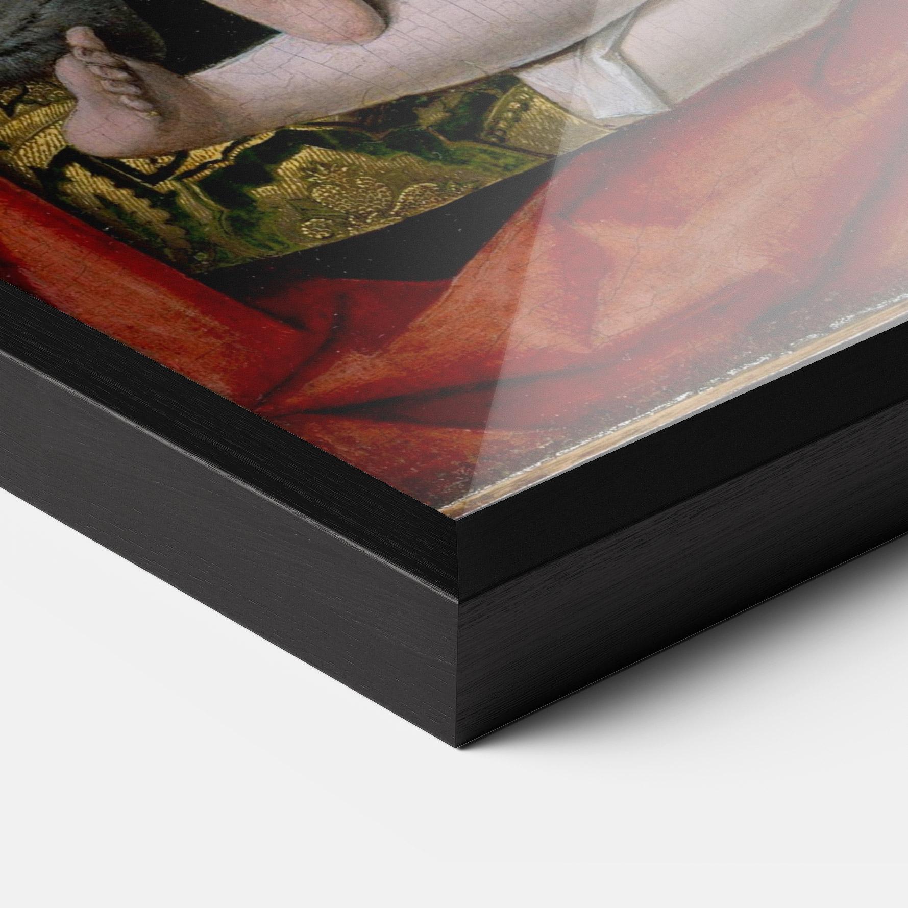 Gerahmte Poster Little Religious Baby mockup 3