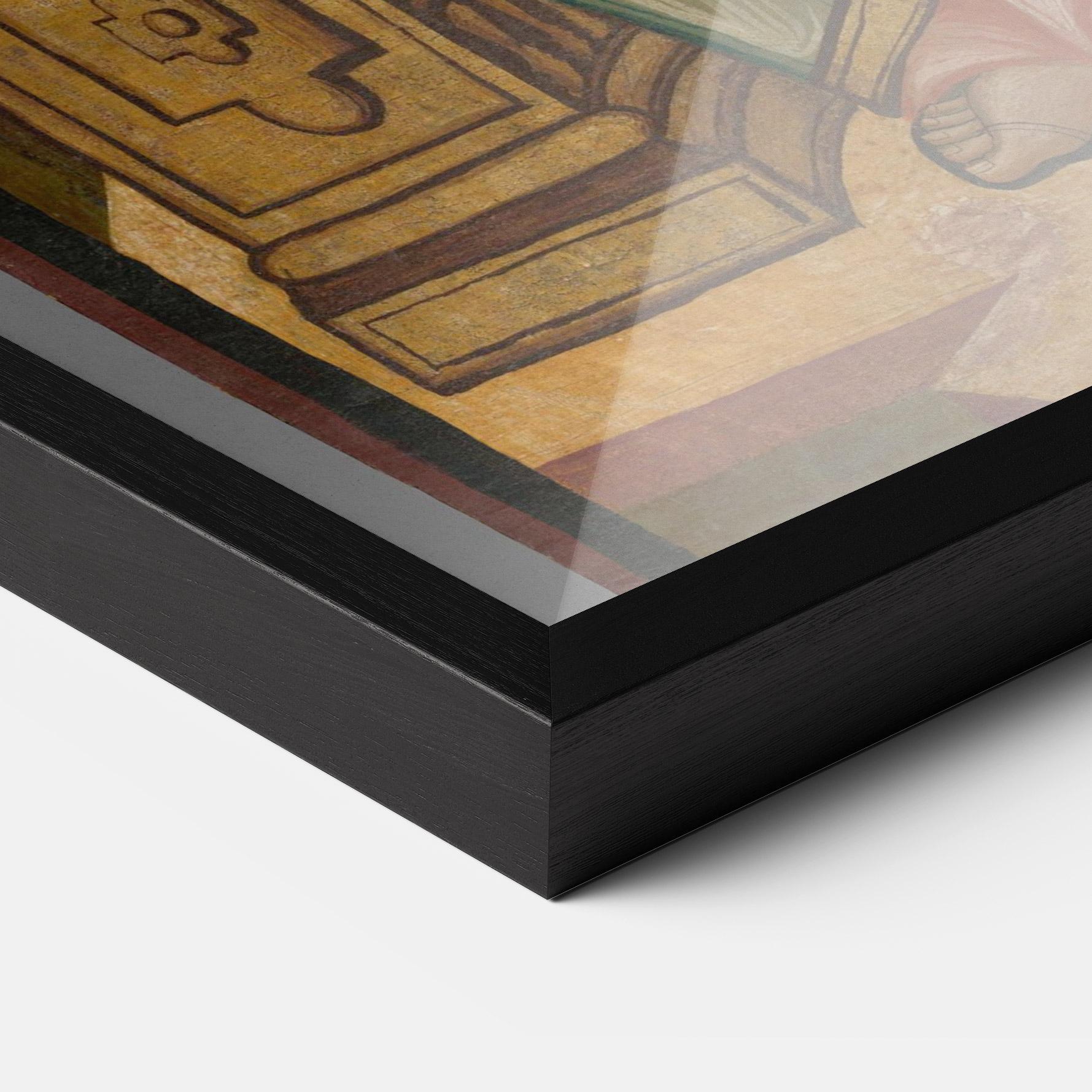 Gerahmte Poster Religious Reading mockup 3