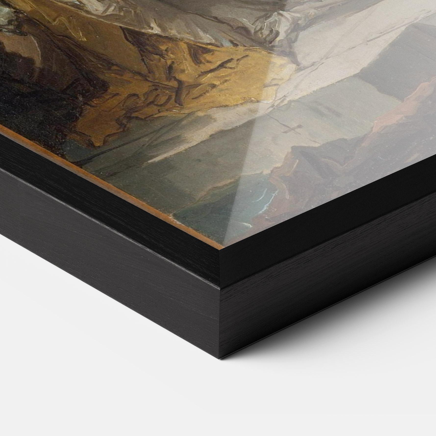 Gerahmte Poster Sky Angel Art mockup 3