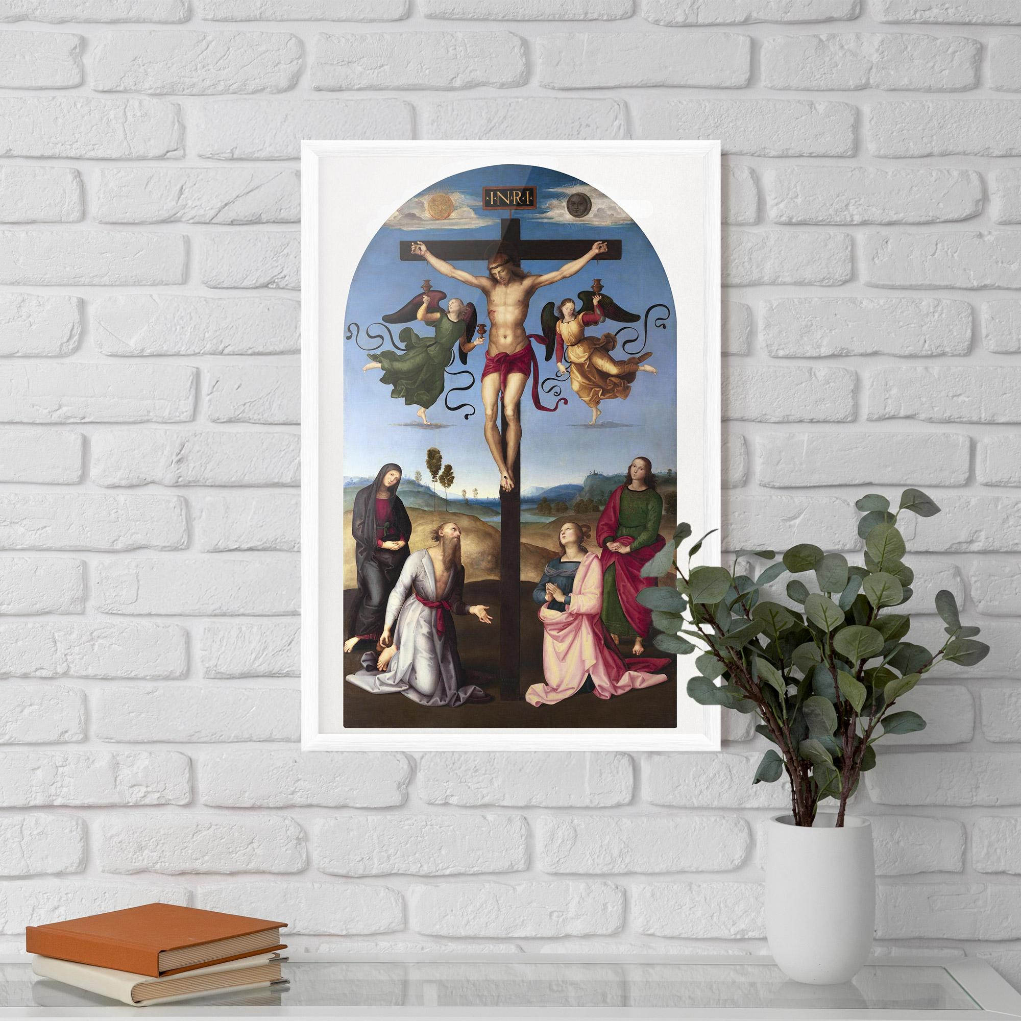 Gerahmte Poster Blue Sky Jesus mockup 5