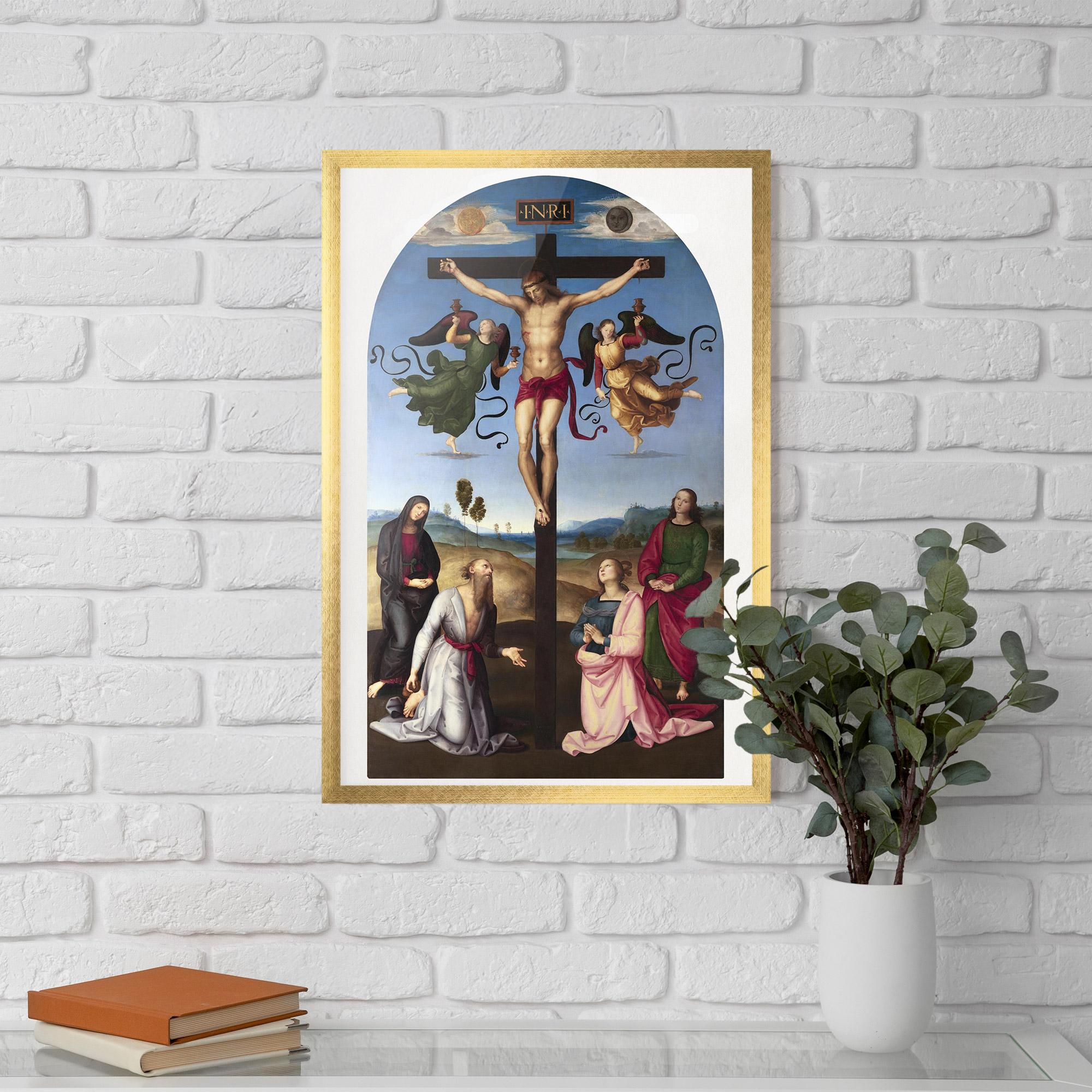 Gerahmte Poster Blue Sky Jesus mockup 5