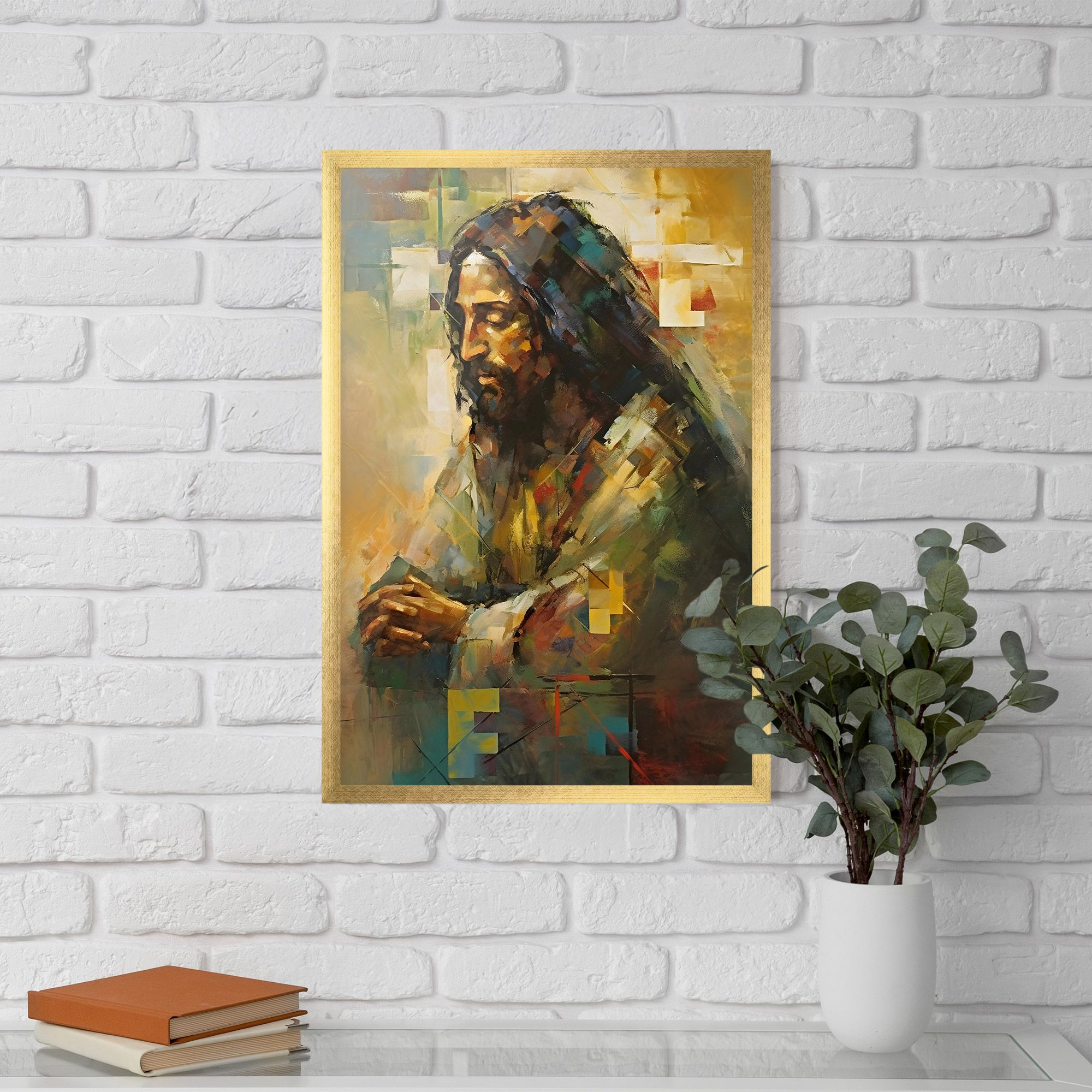 Christ Painting Art mockup 5