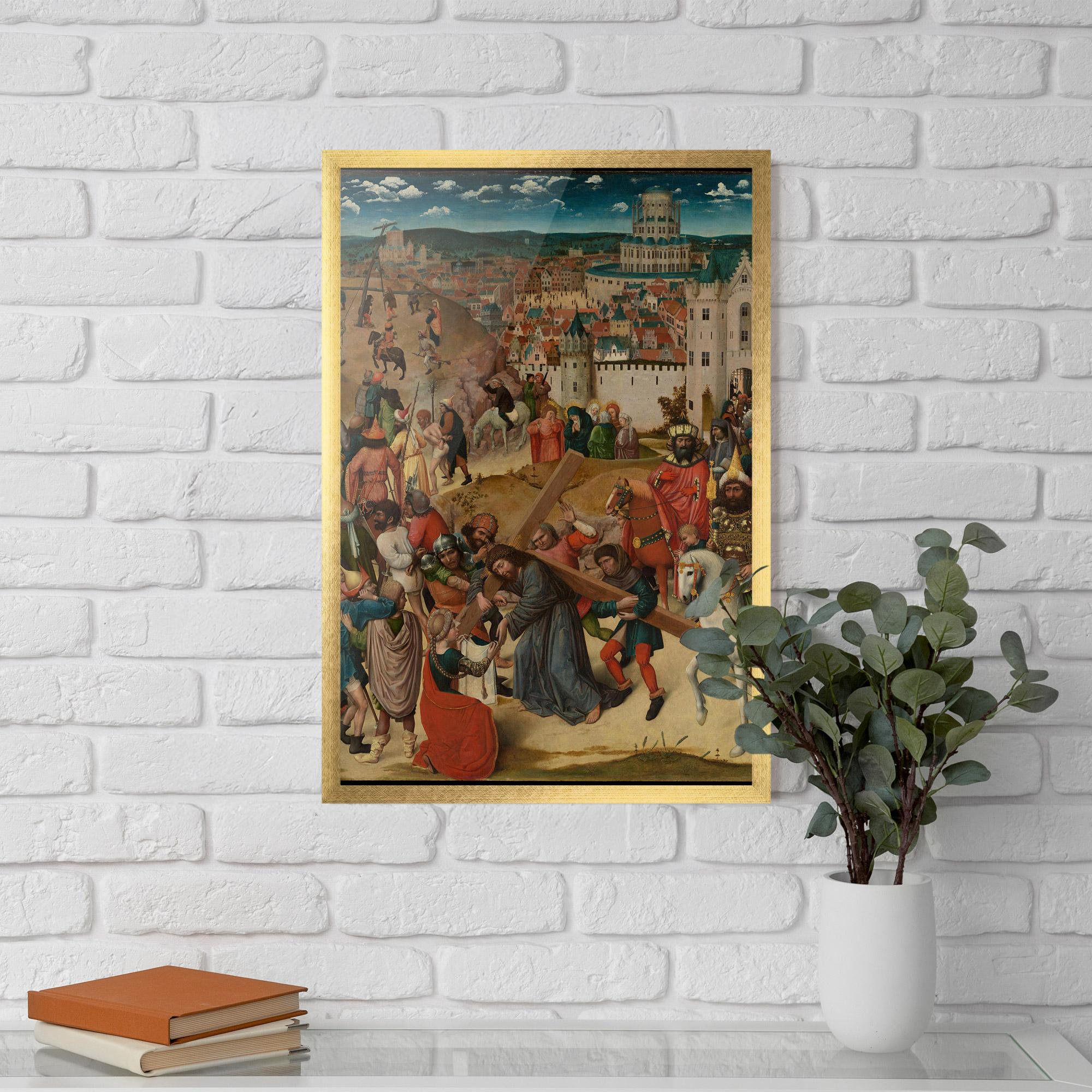 Gerahmte Poster People Holding Cross mockup 5