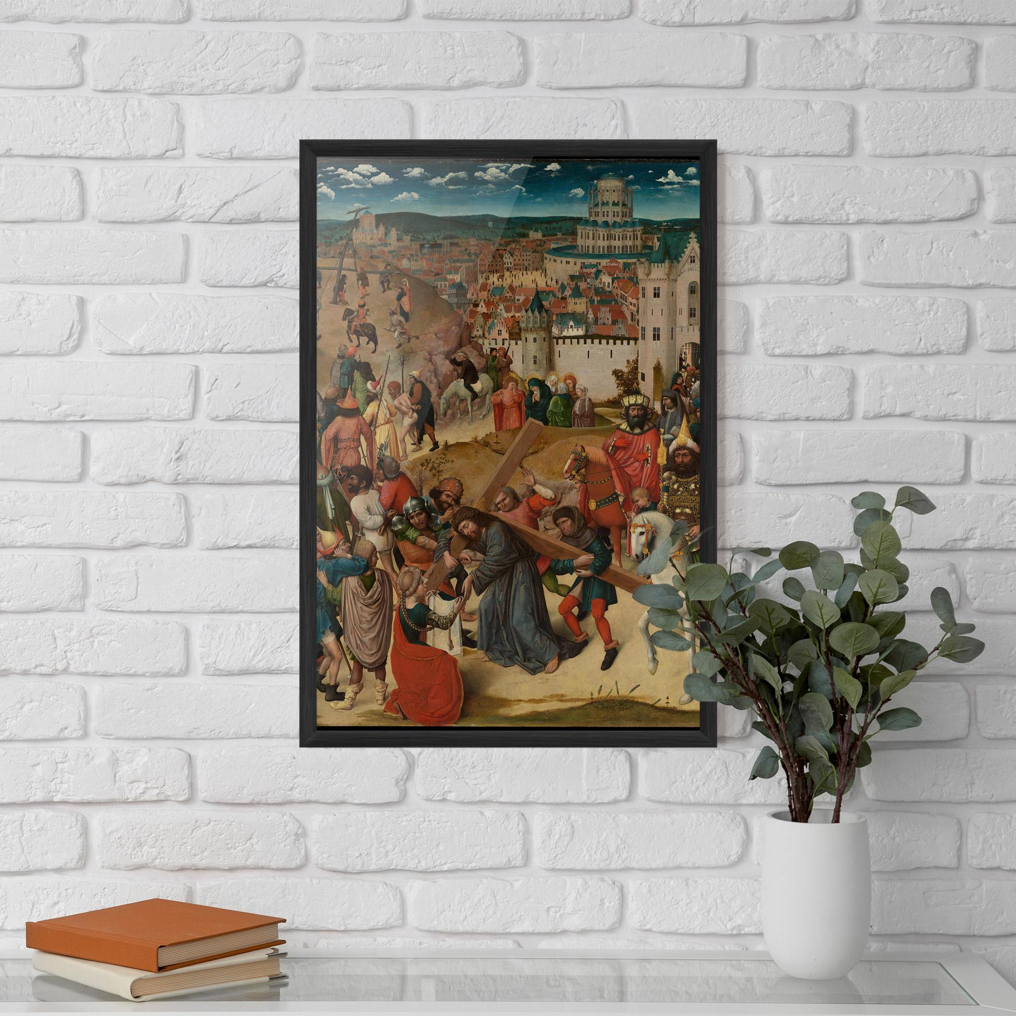 Gerahmte Poster People Holding Cross mockup 5