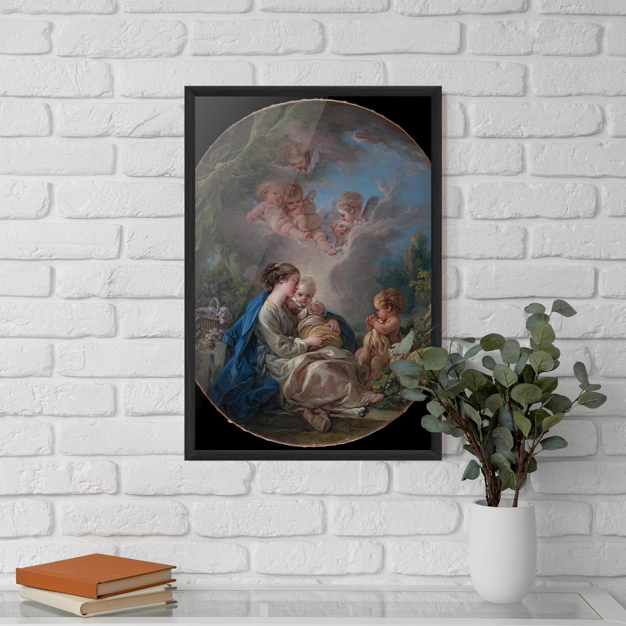 Gerahmte Poster Religious Circle mockup 5