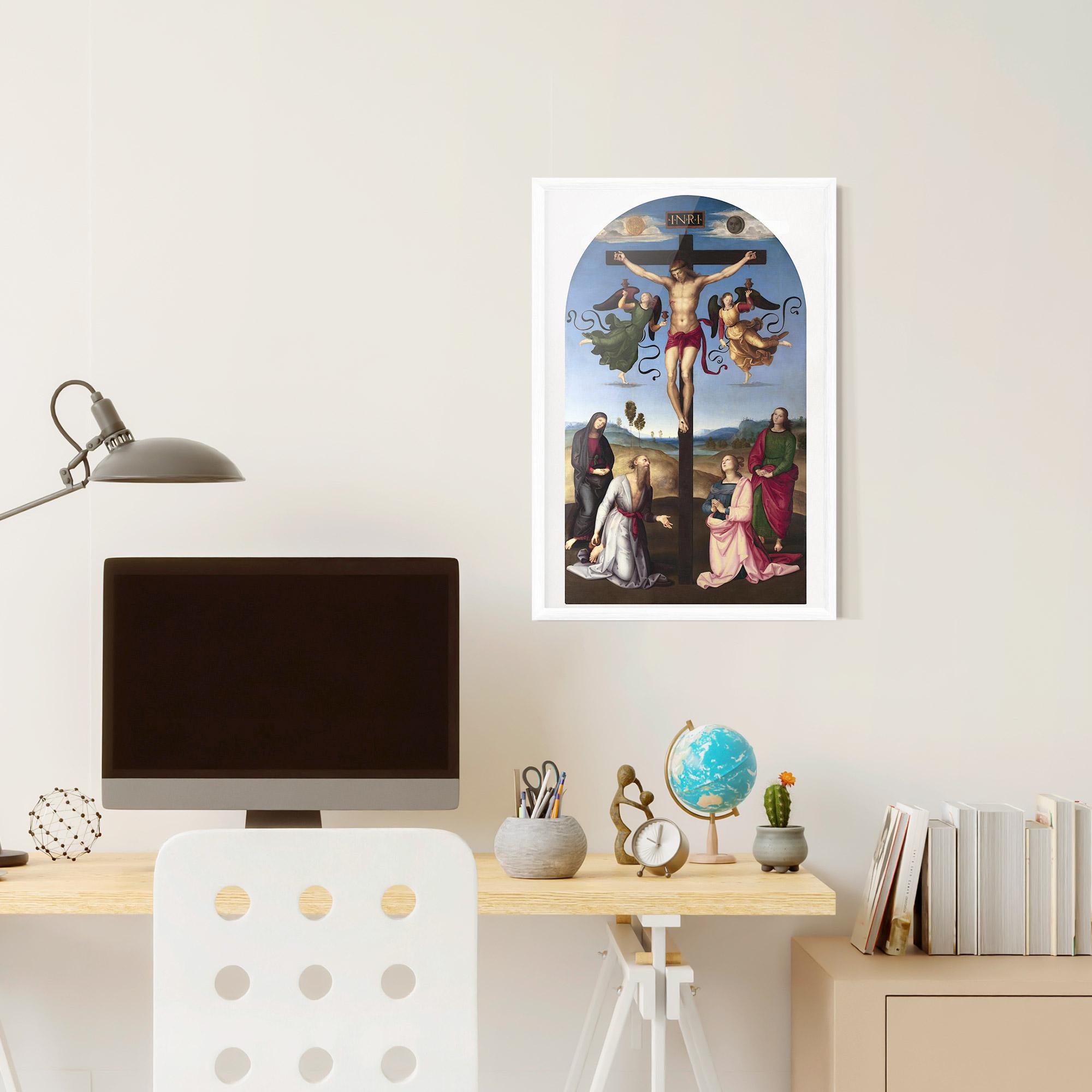 Gerahmte Poster Blue Sky Jesus mockup 6