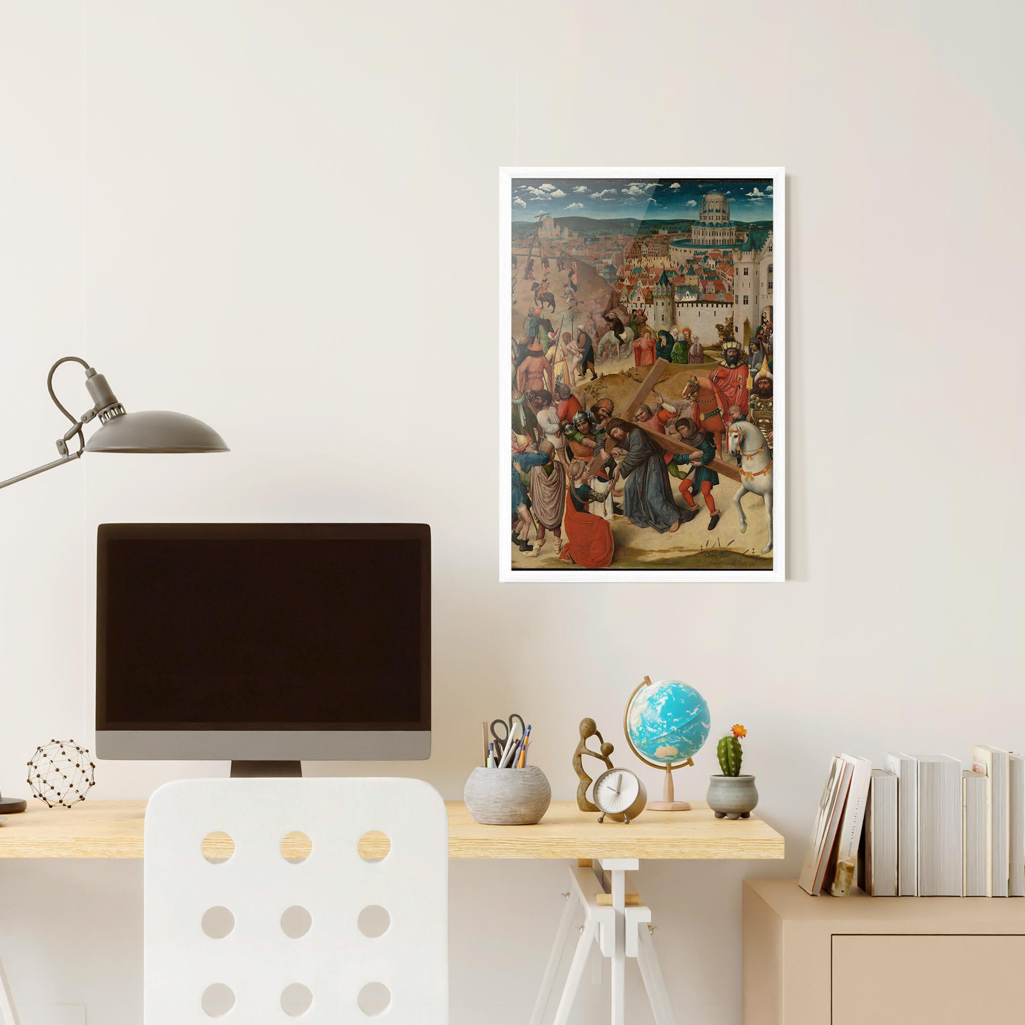 Gerahmte Poster People Holding Cross mockup 6