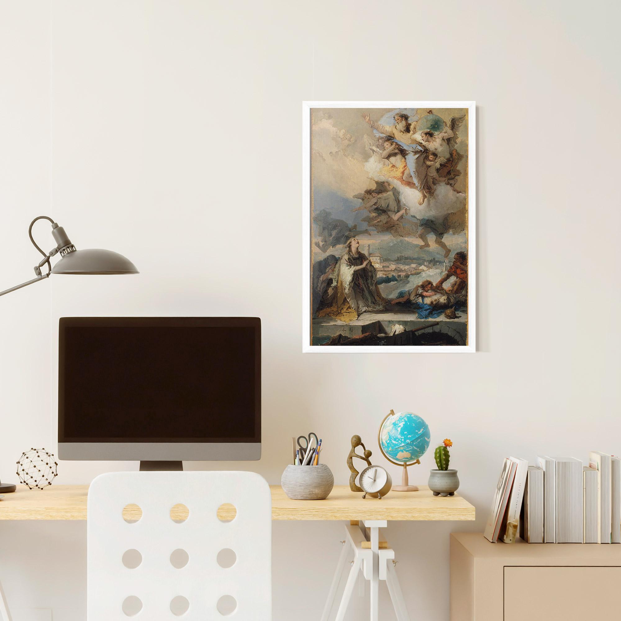 Gerahmte Poster Sky Angel Art mockup 6