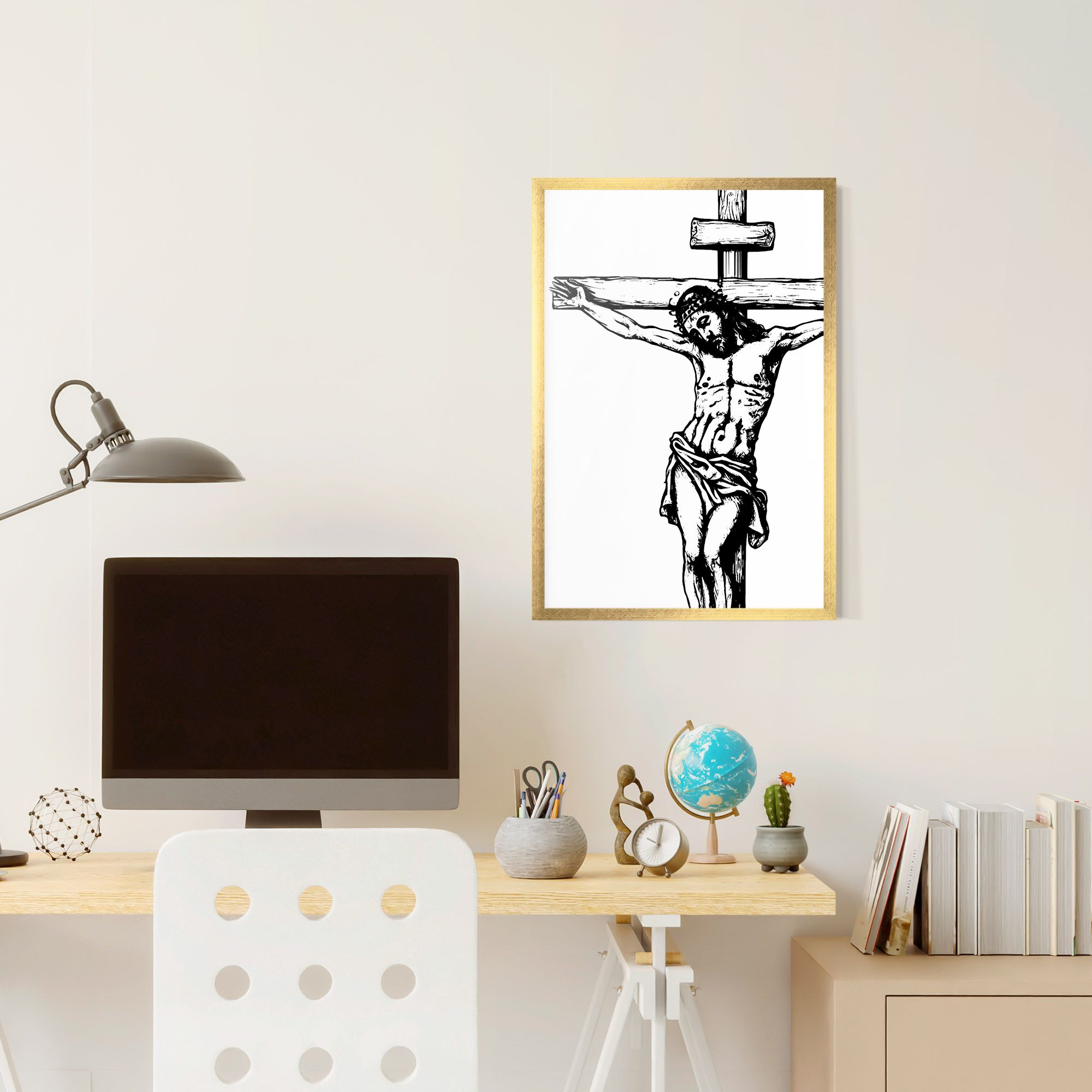Jesus Black Line mockup 6