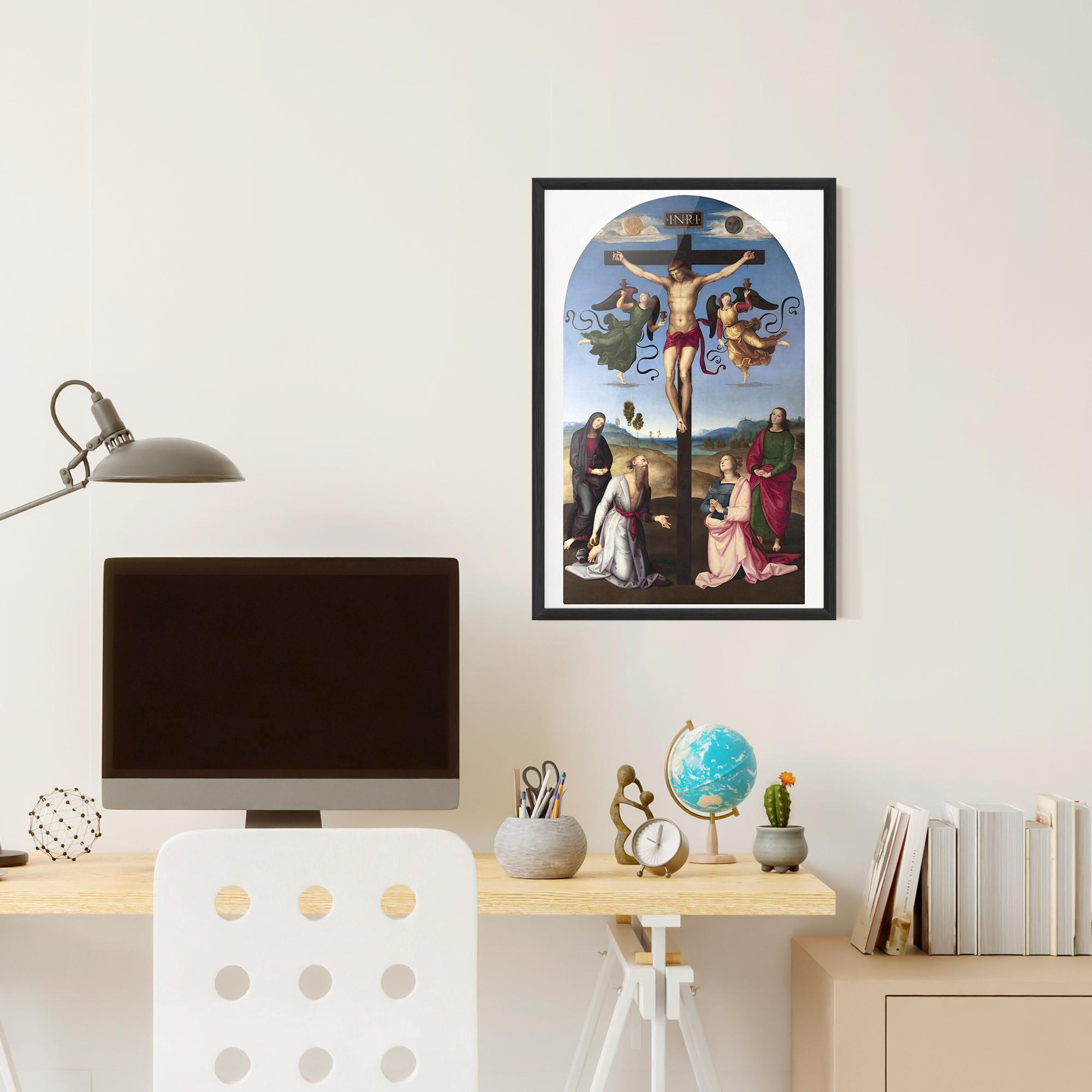 Gerahmte Poster Blue Sky Jesus mockup 6