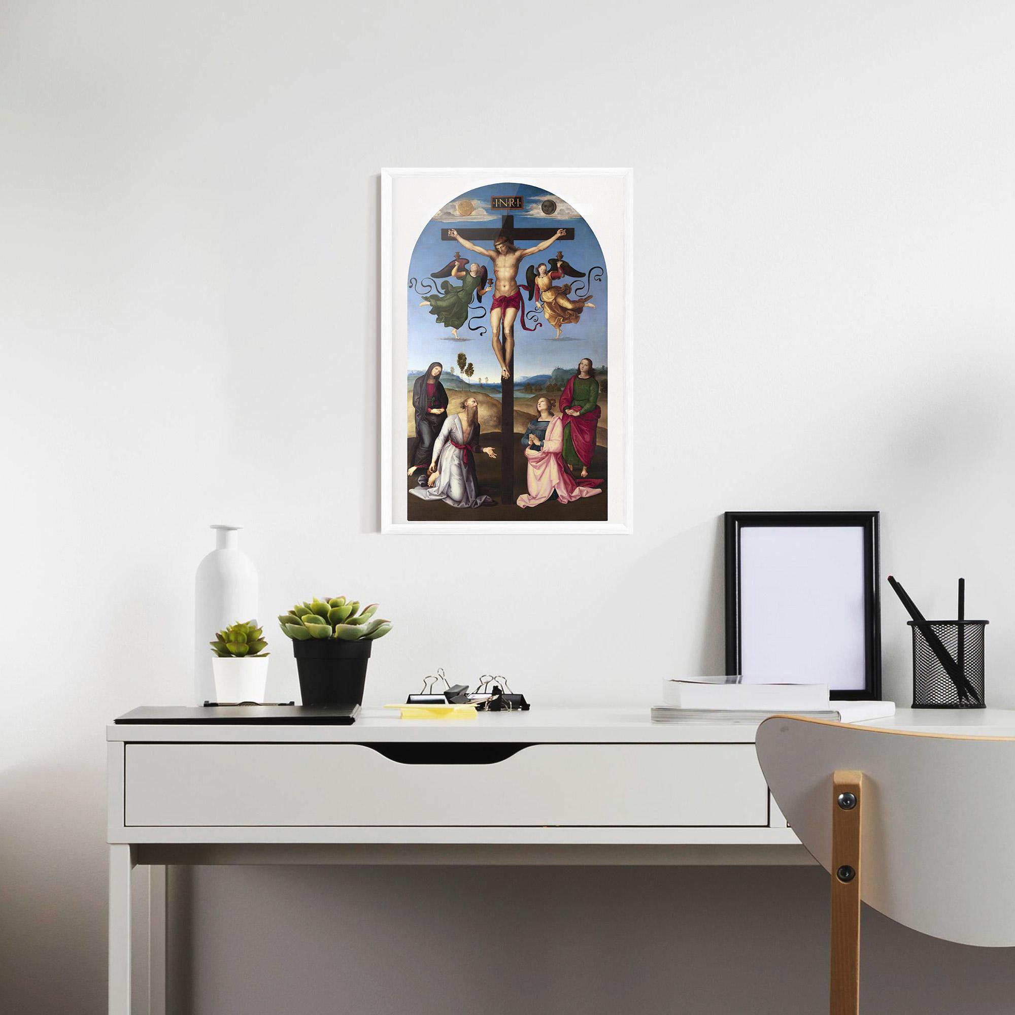 Gerahmte Poster Blue Sky Jesus mockup 7