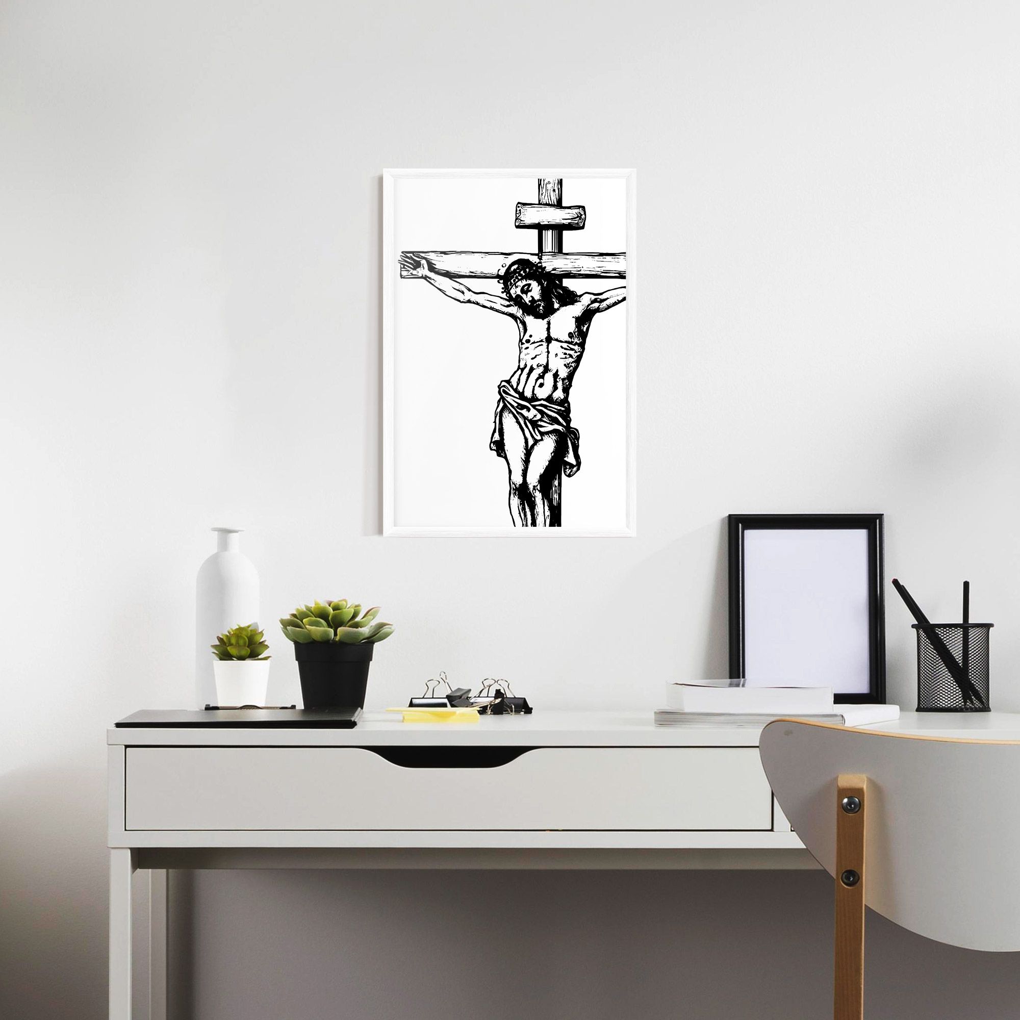 Jesus Black Line mockup 7