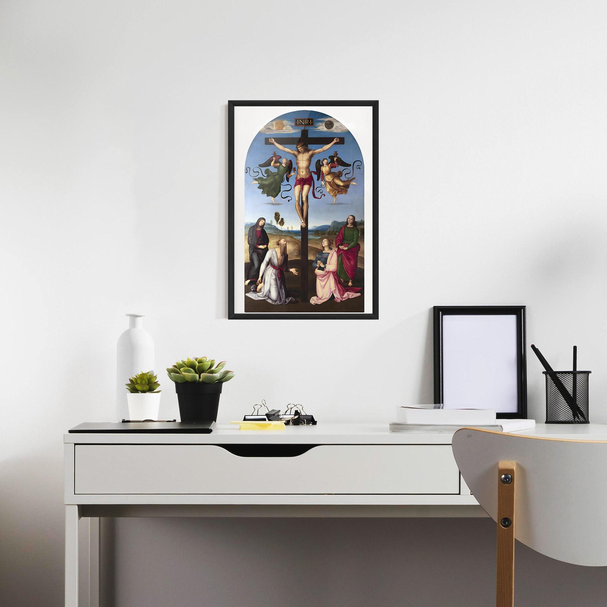 Gerahmte Poster Blue Sky Jesus mockup 7
