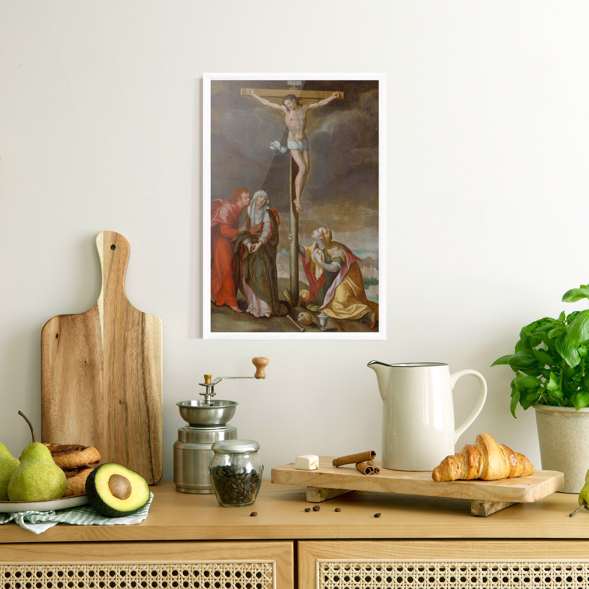 Gerahmte Poster Old Cross Jesus mockup 8