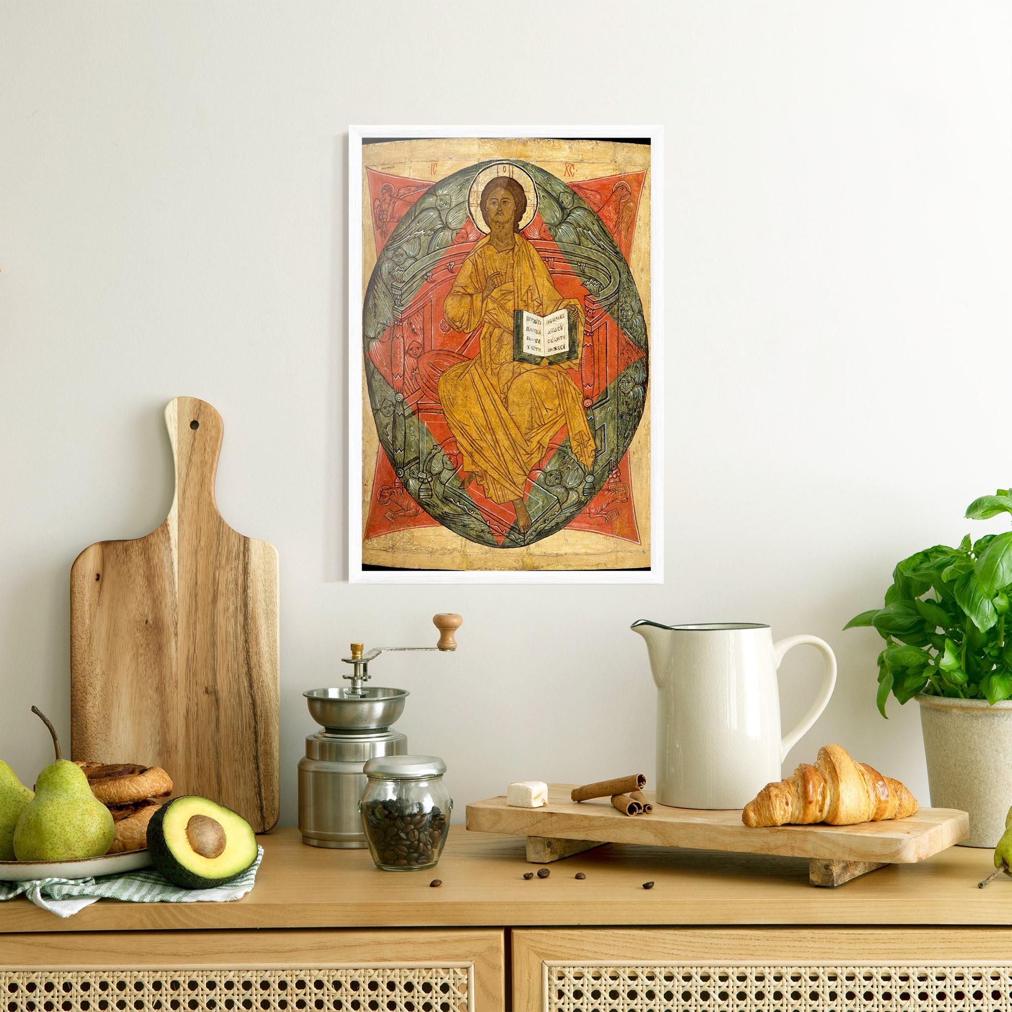 Gerahmte Poster Religious Outfit mockup 8