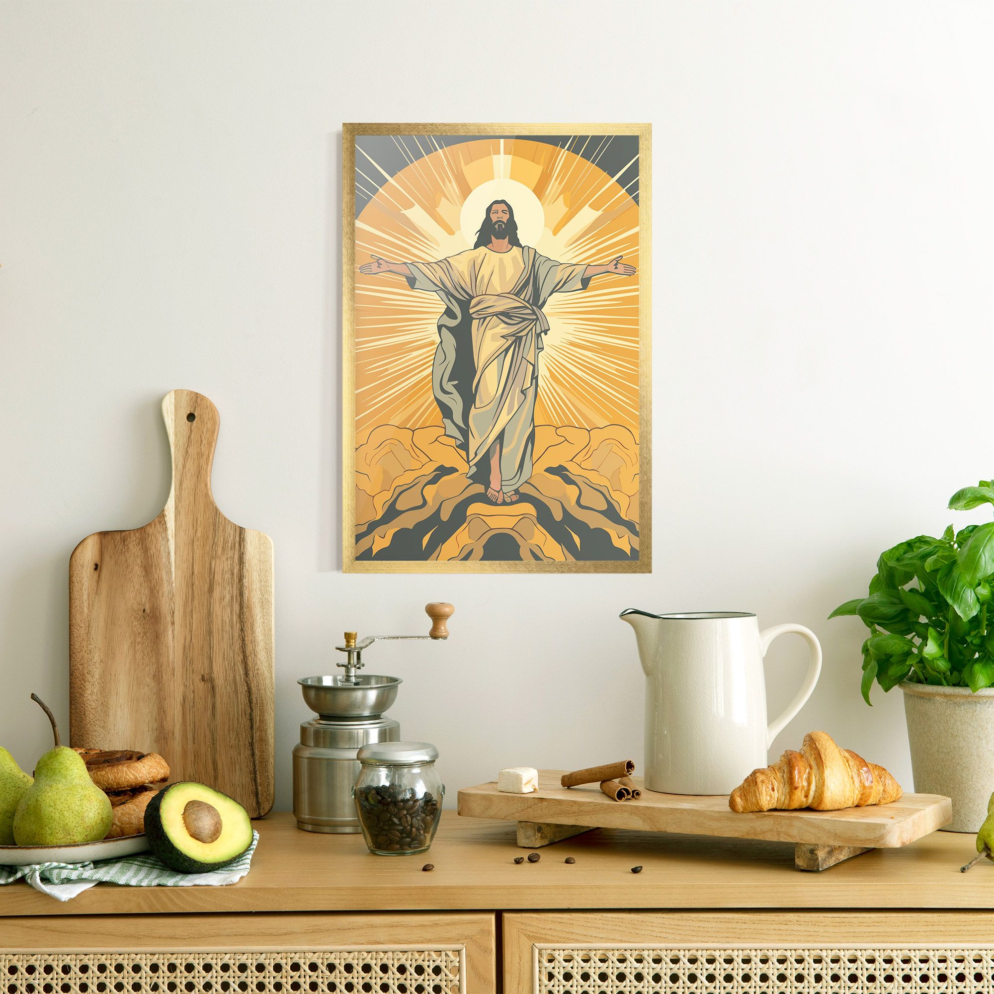 Sunset Jesus mockup 8