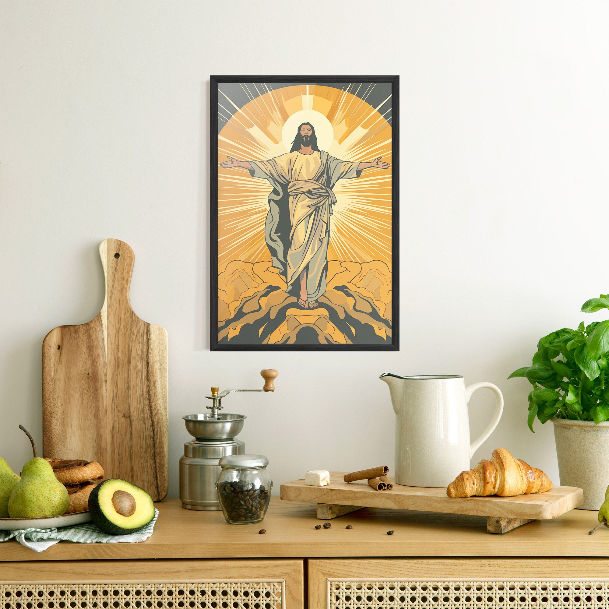 Sunset Jesus mockup 8