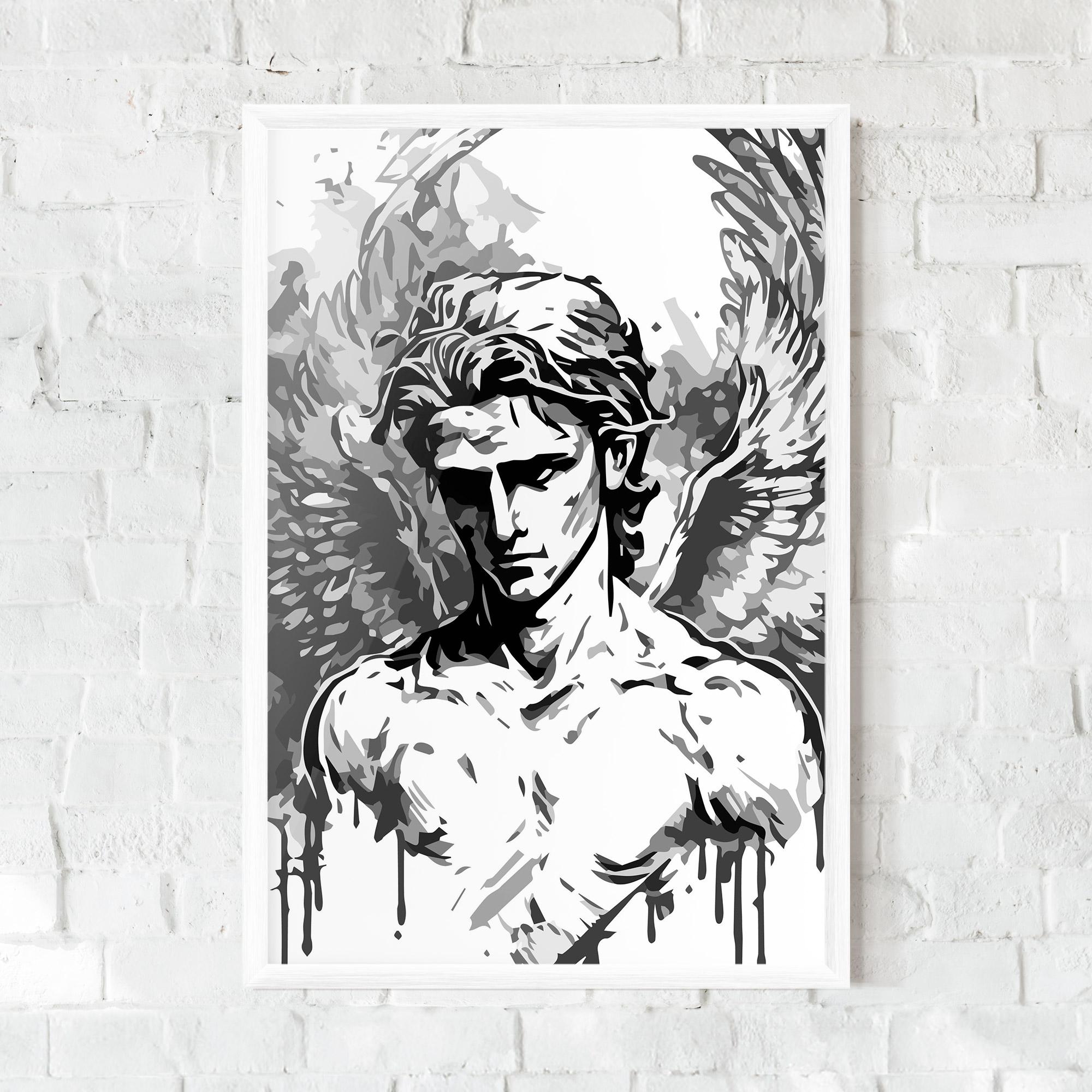 Gerahmte Poster Beautiful Angel mockup 0