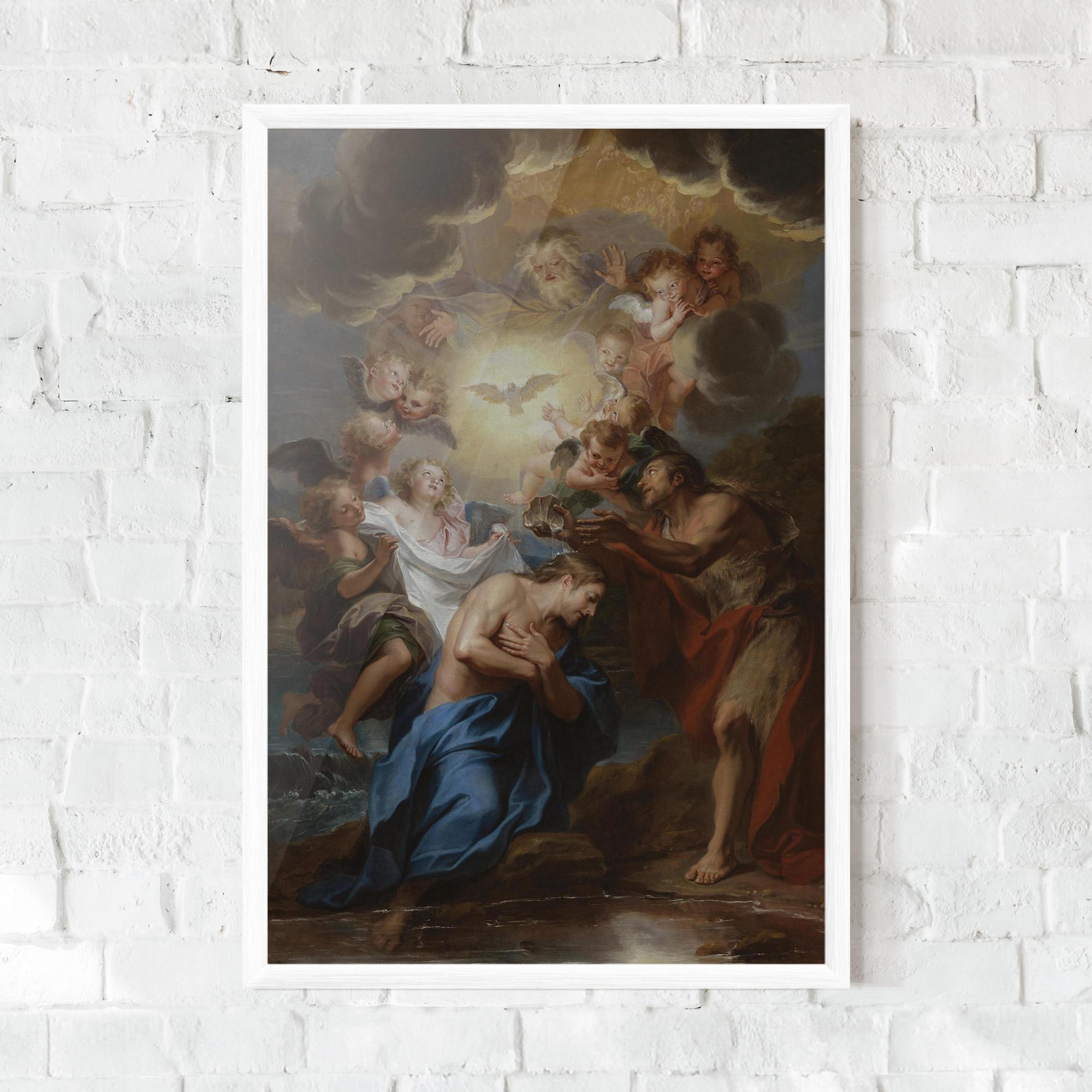 Gerahmte Poster Bird Floating mockup 0