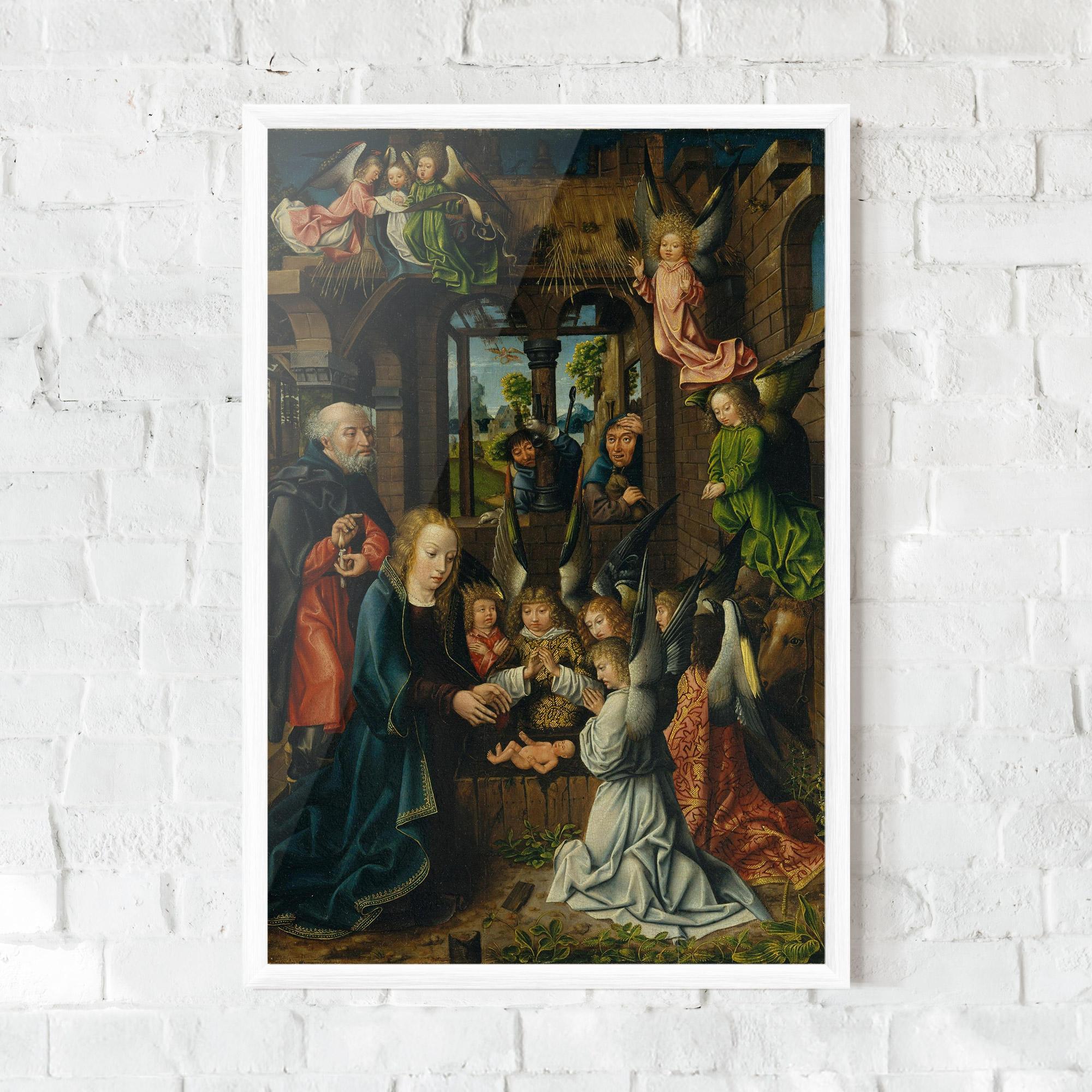 Gerahmte Poster Small Angels Praying mockup 0