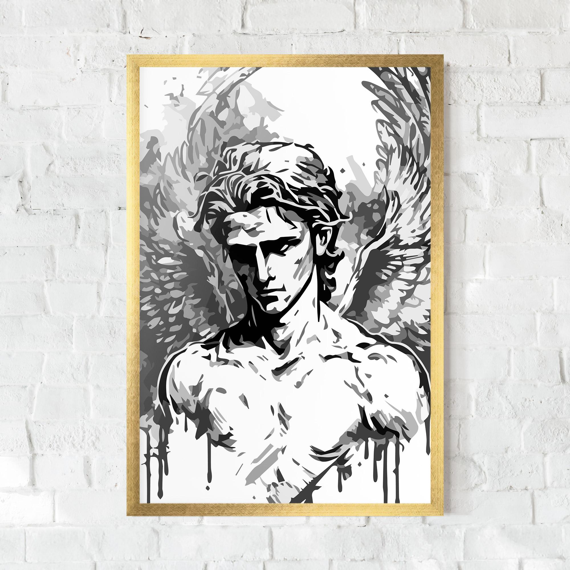 Gerahmte Poster Beautiful Angel mockup 0