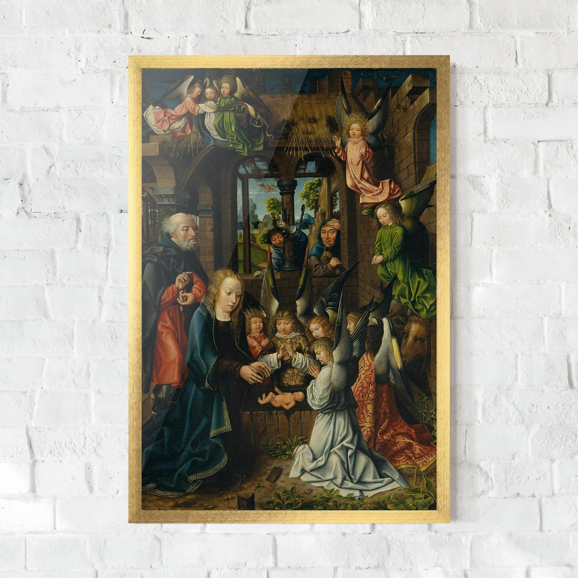 Gerahmte Poster Small Angels Praying mockup 0