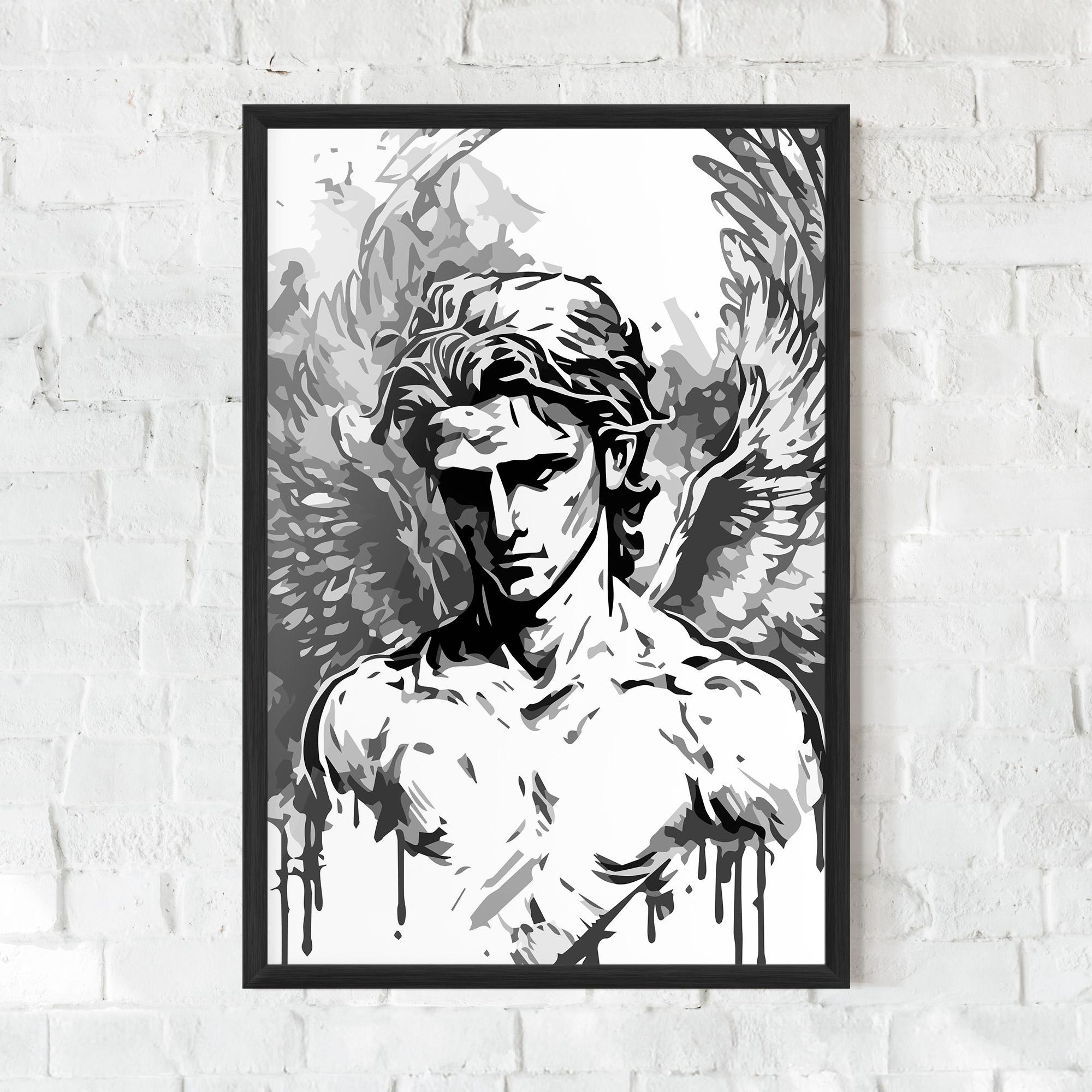 Gerahmte Poster Beautiful Angel mockup 0