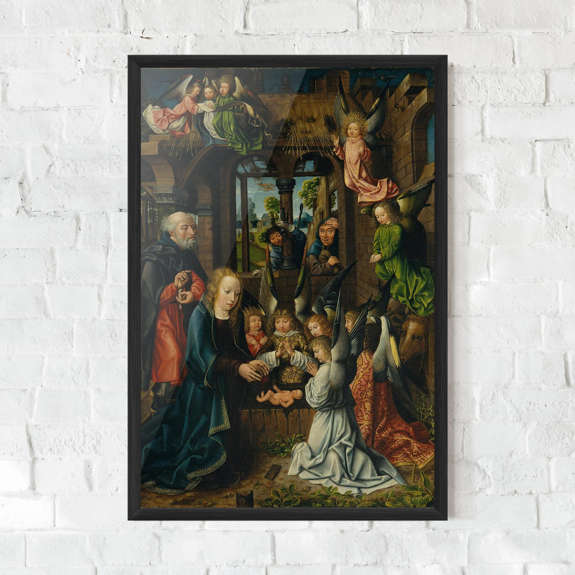 Gerahmte Poster Small Angels Praying mockup 0